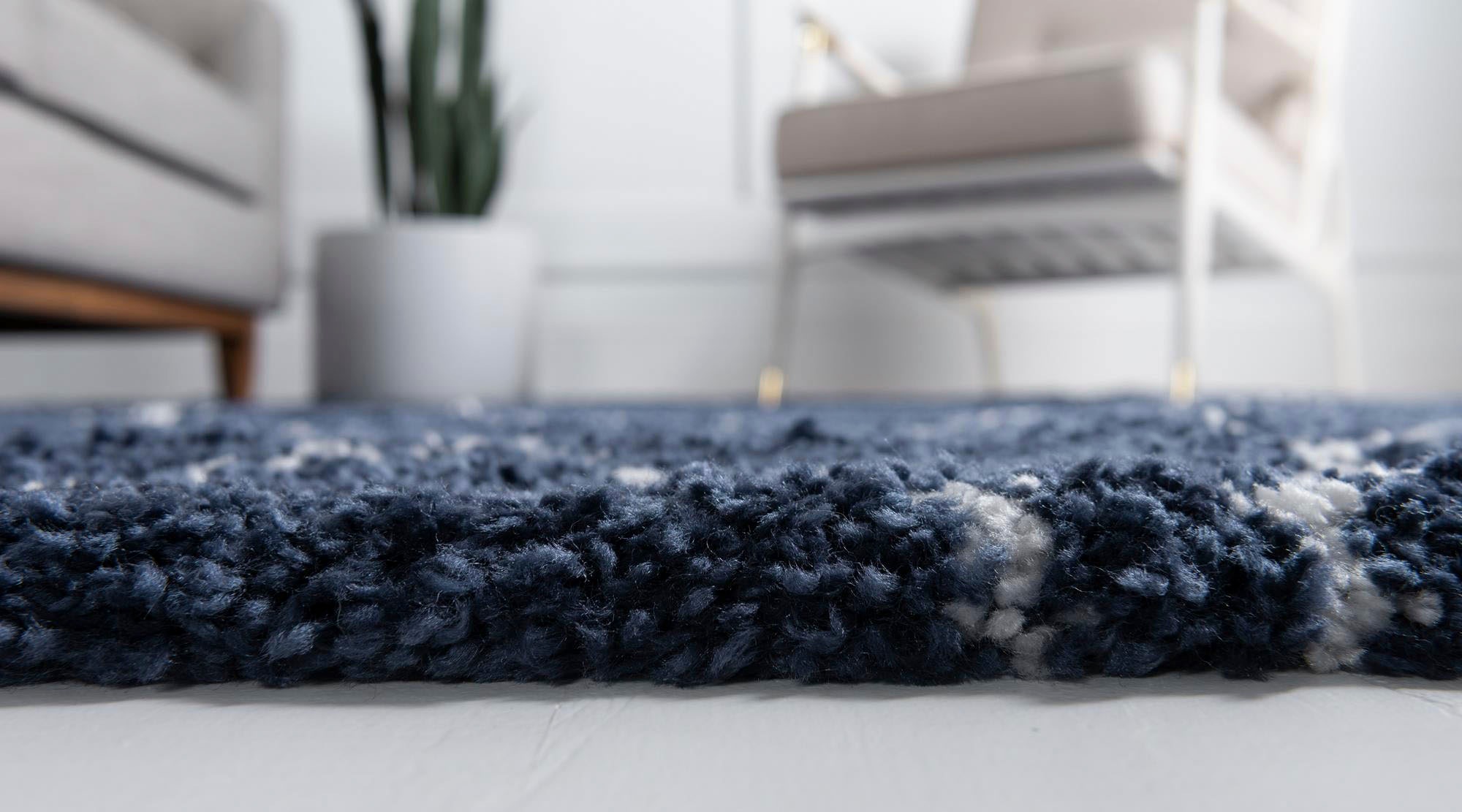 Myflair Möbel & Accessoires Hochflor-Läufer »Temara Shag Lagerräumung«, rechteckig, 51 mm Höhe, Teppich-Läufer, gewebt, Rauten Design, weich & kuschelig