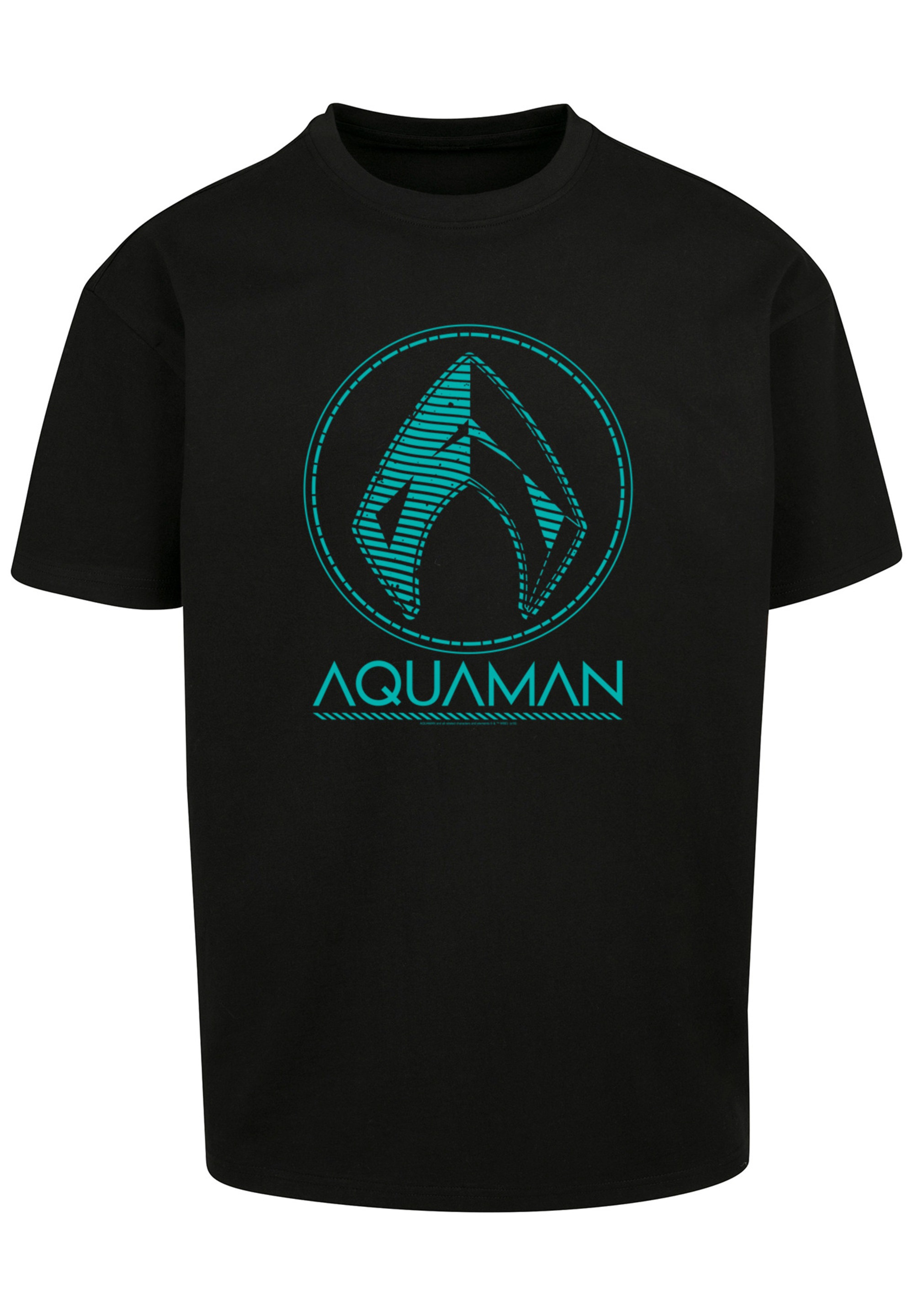 F4NT4STIC T-Shirt »DC Comics Aquaman Aqua Logo«, Print