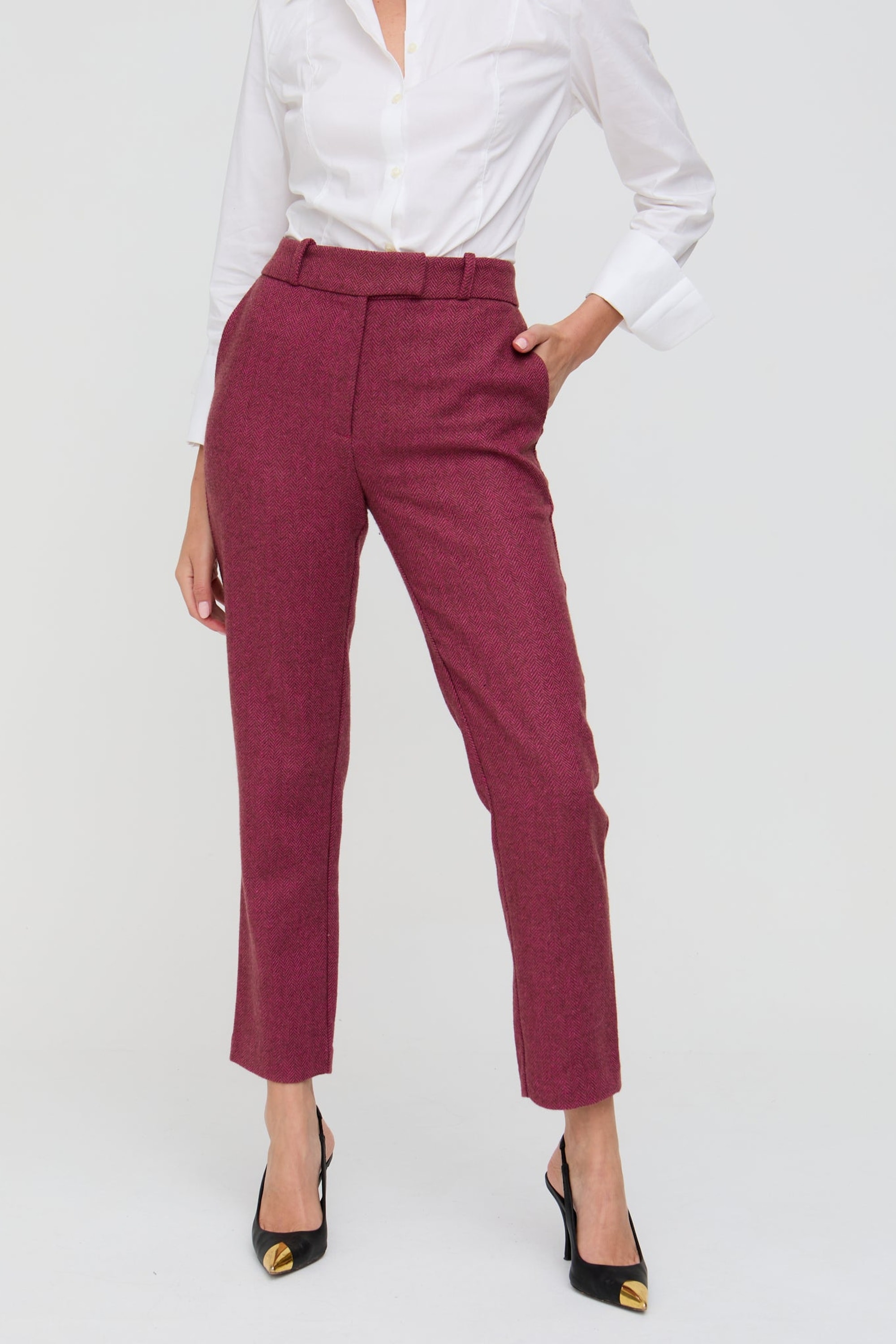 Lily and Lionel Jerseyhose »Pandora Tapered Herringbone Print Trouser Damen«