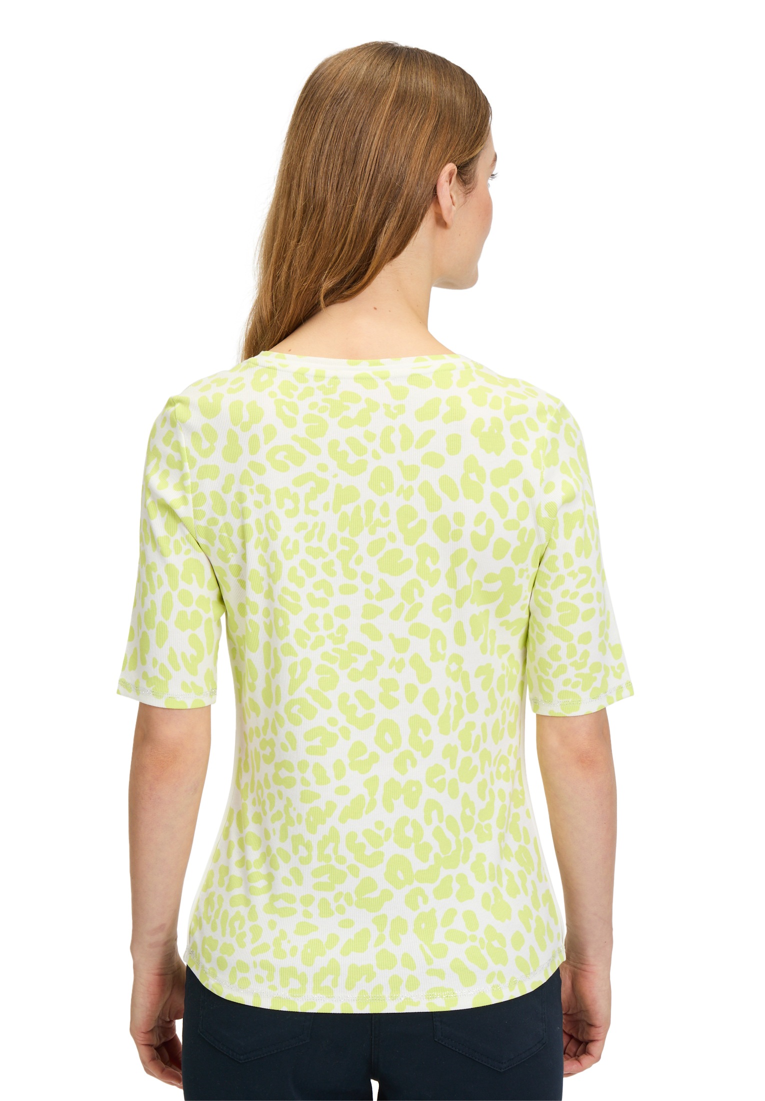 Betty Barclay Kurzarmshirt »Betty Barclay Basic Shirt mit Rippenstruktur«, (1 tlg.), Flatlock