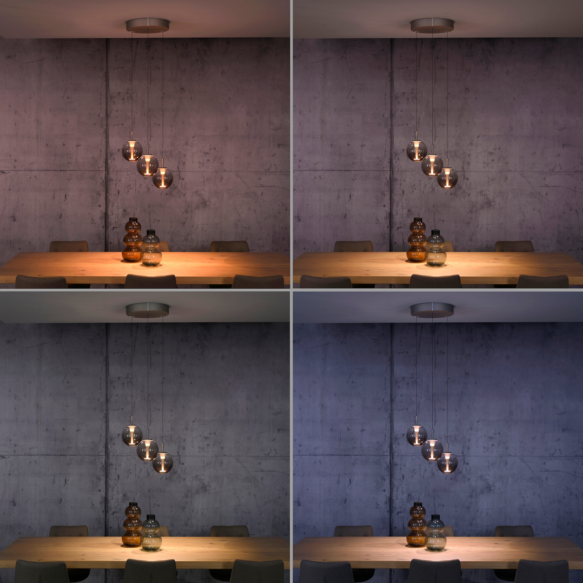 Neuhaus PURE LED Pendelleuchte »PURE E-Infinity« LED-Board 1 Stk. warmweiß - kaltweiß e-SLIDE® Funktion, CCT, dimmbar, Fernbedienung