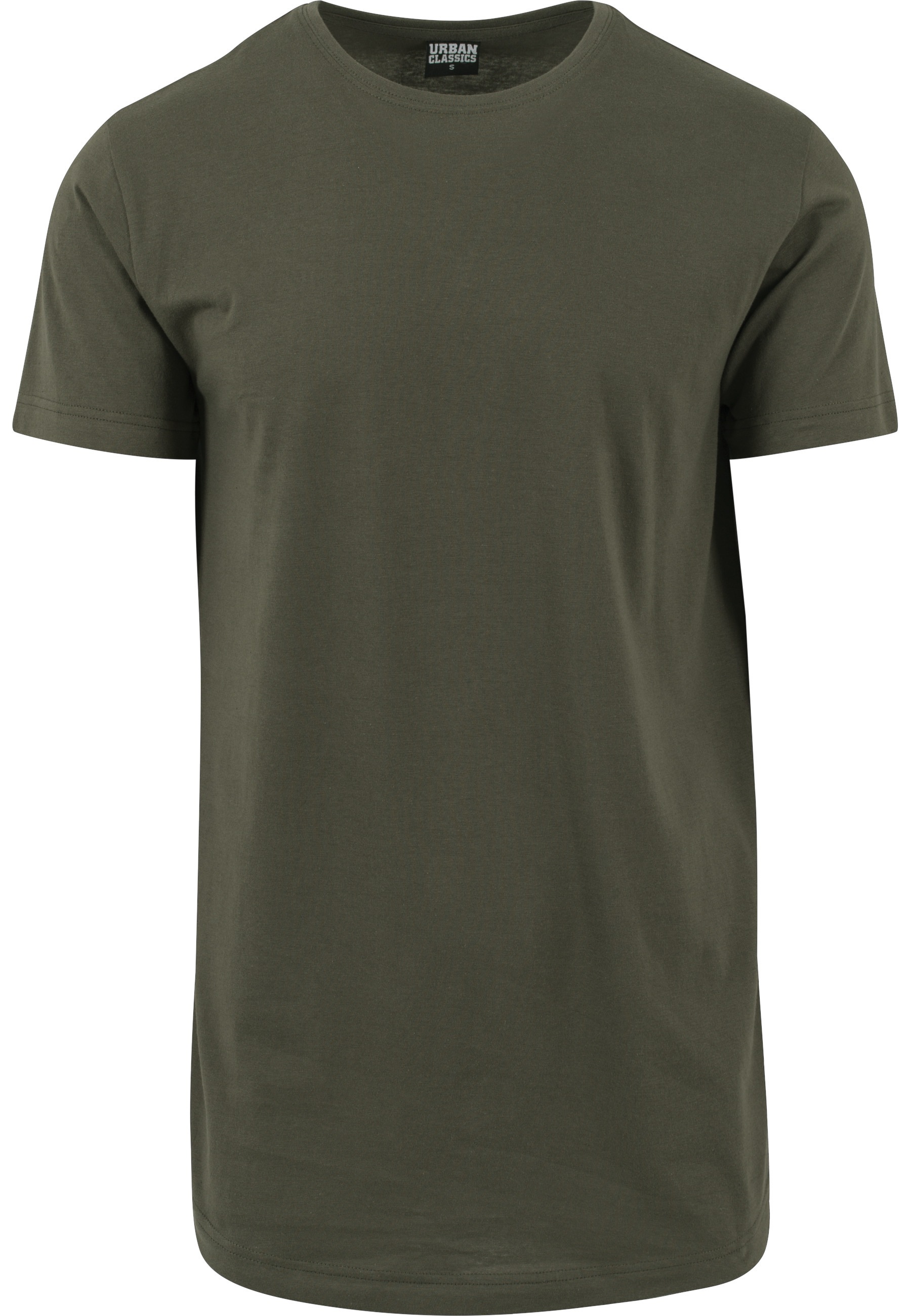 URBAN CLASSICS Kurzarmshirt "Urban Classics Herren Shaped Long Tee" 1 Stk.
