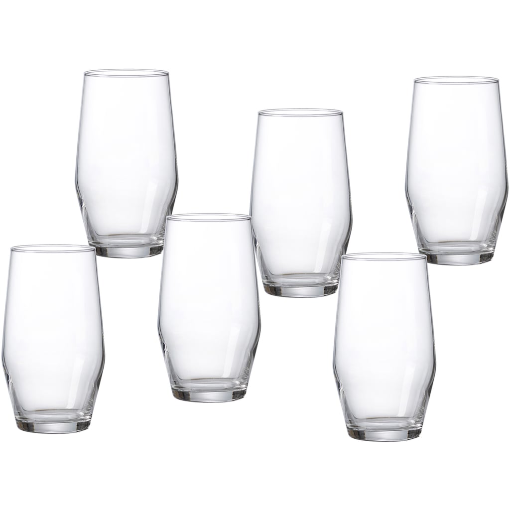 Ritzenhoff & Breker Longdrinkglas »Salsa«, (Set, 6 tlg.)