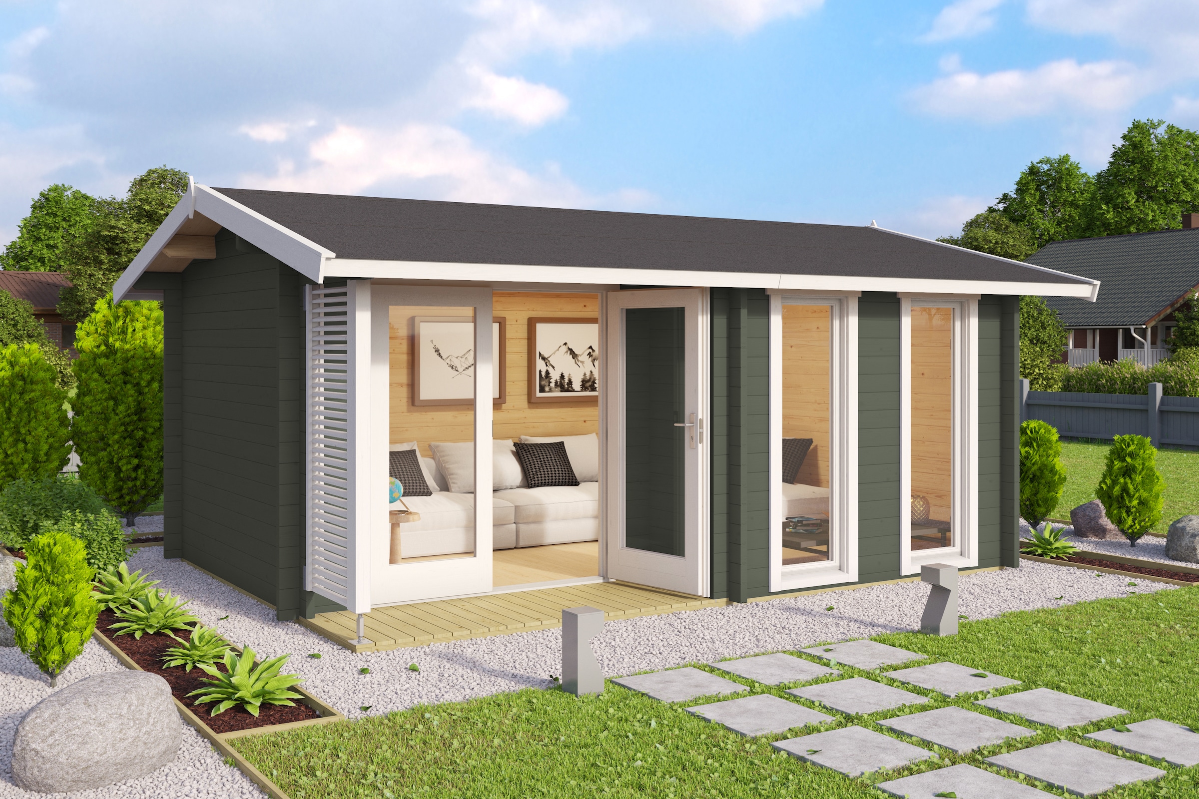 Nordic Holz Gartenhaus "HAMPSHIRE" günstig online kaufen