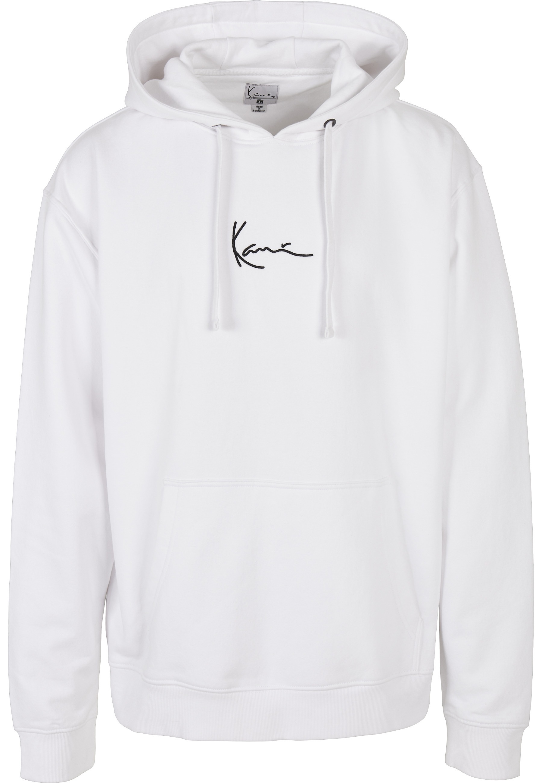 Karl Kani Sweatshirt "Karl Kani Herren KKMQ12005 SMALL SIGNATURE HOODY WHT", 1 Stk.
