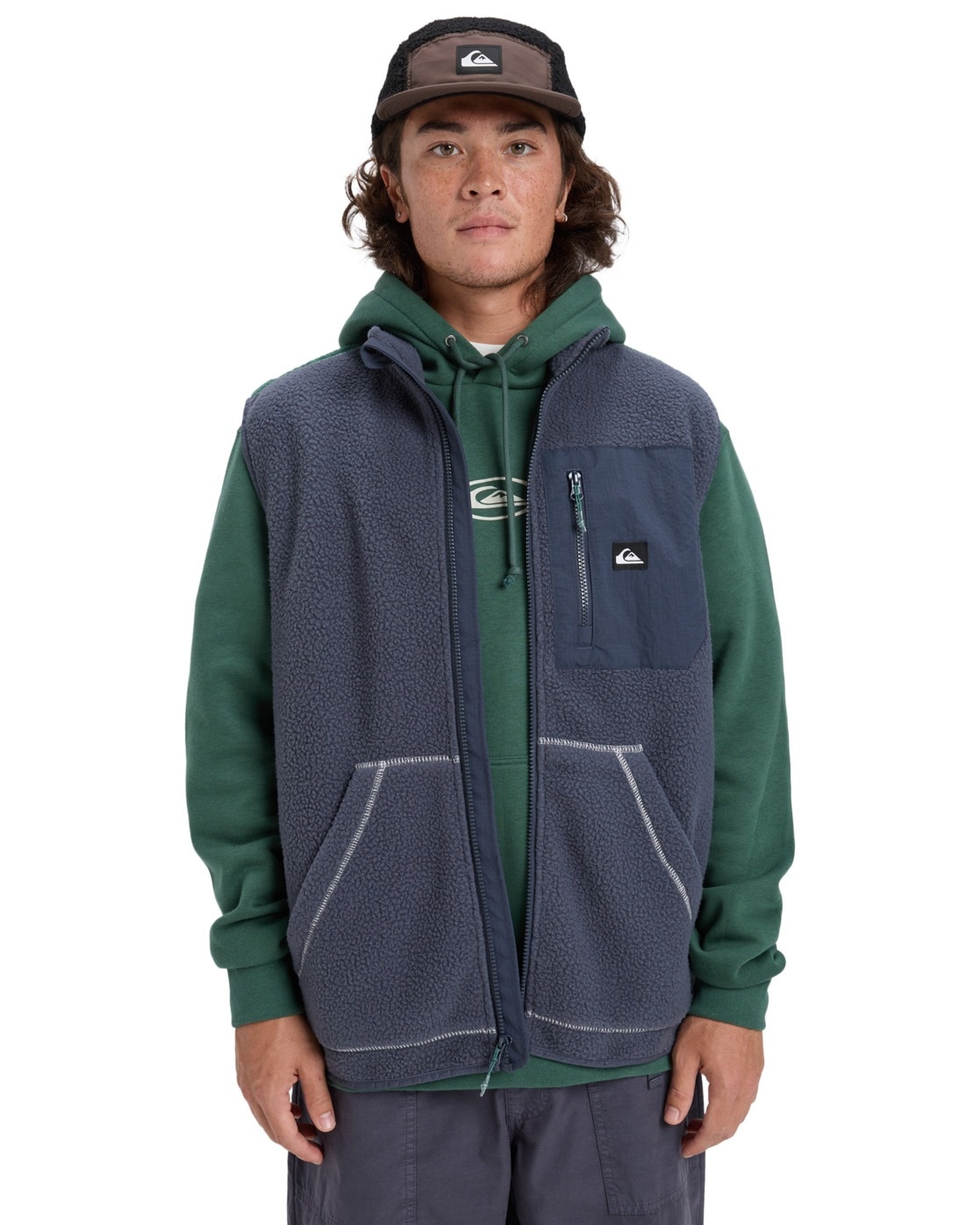 Quiksilver Fleecepullover »Clean Coast Gilet«
