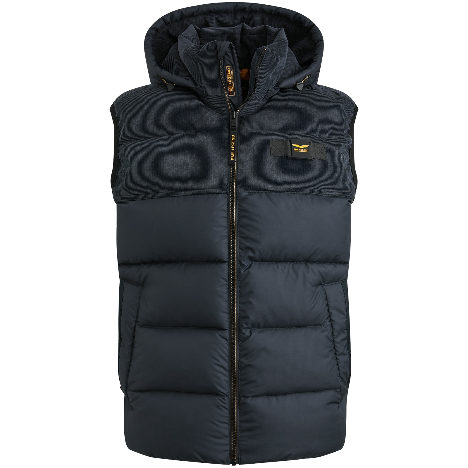 PME LEGEND Steppweste, mit Logo Stickerei
