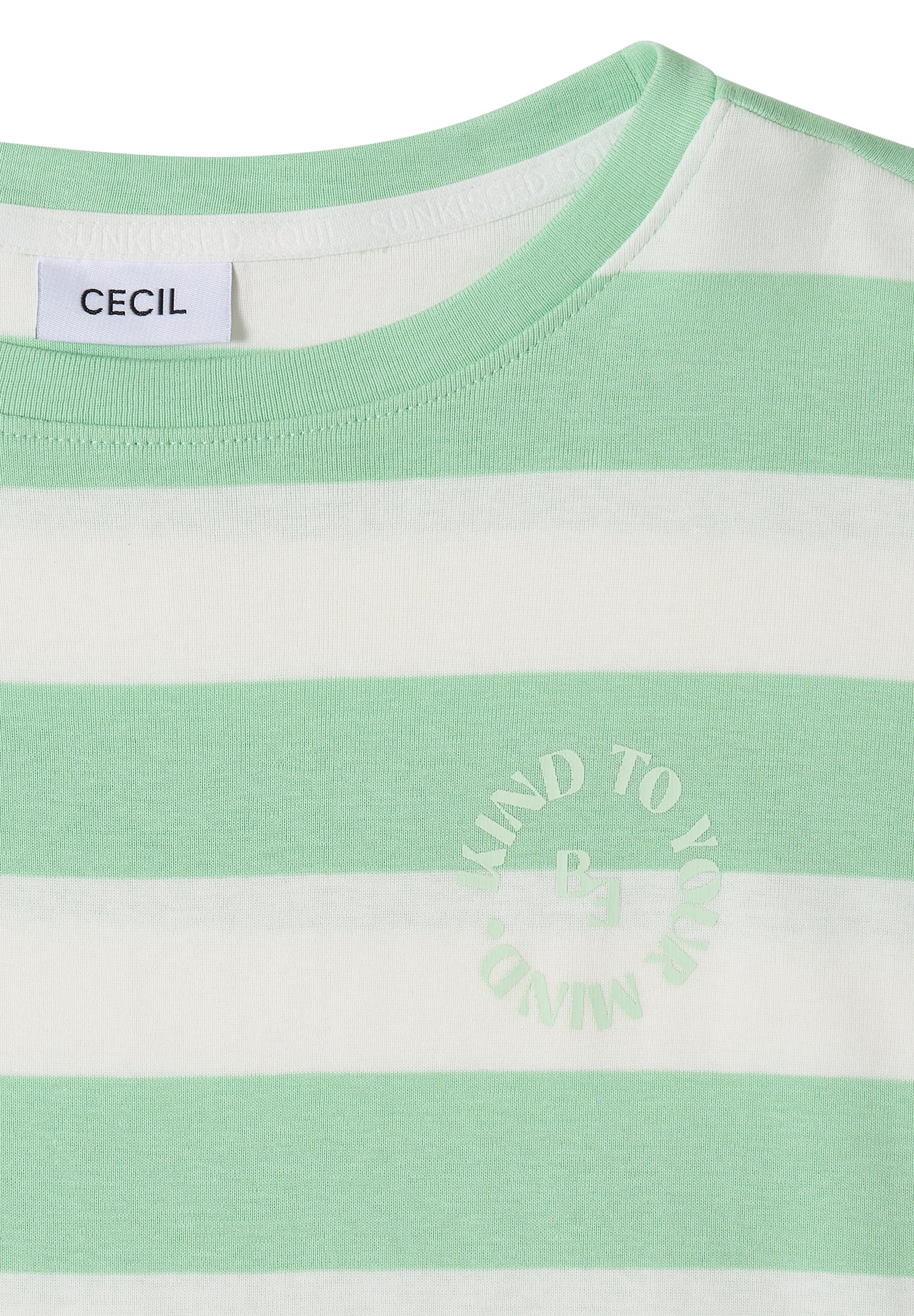 Cecil Print-Shirt aus reiner Baumwolle