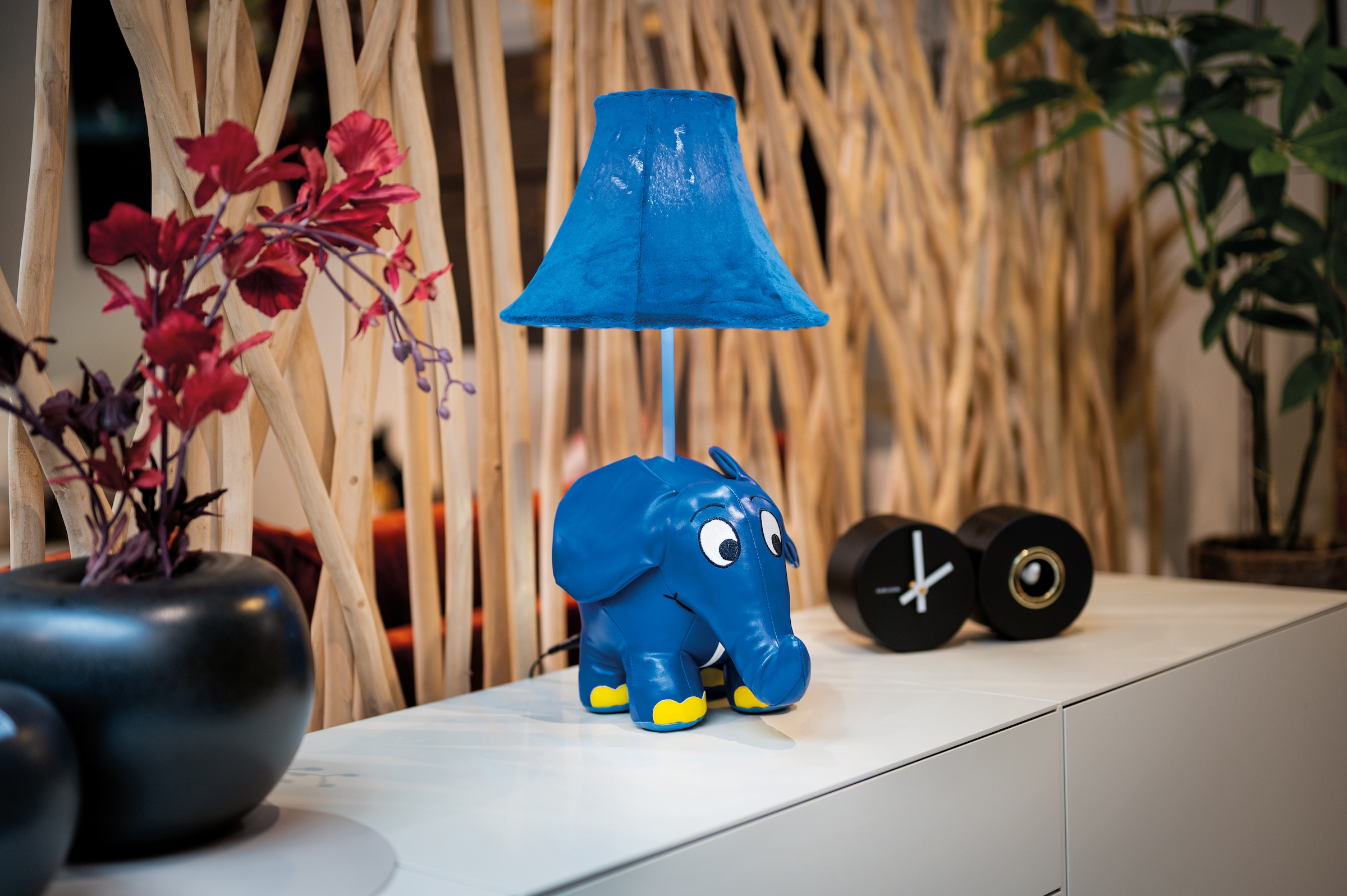 Happy Lamps for smiling eyes LED Tischleuchte »Der Elefant«, 1 flammig, Leuchtmittel GU 5,3 | LED fest integriert, Hochwertig, Einzigartig, Zertifiziert, Nachhaltig