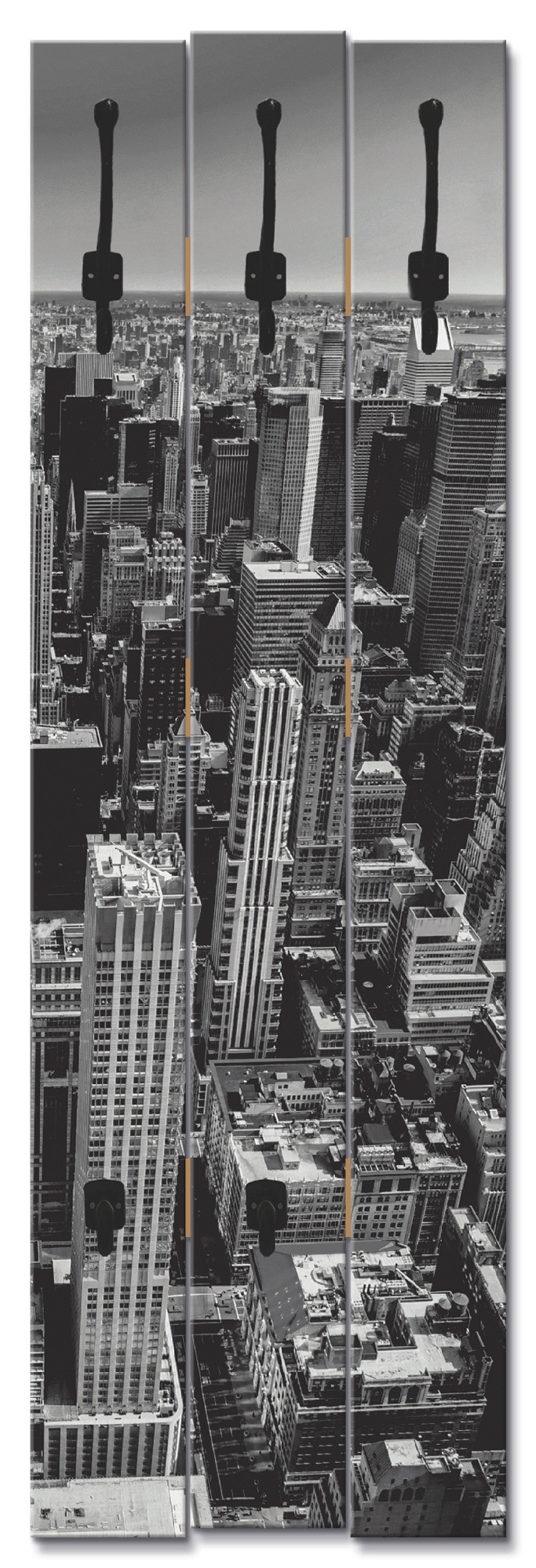 Artland Garderobenleiste »Luftbild von Manhattan New York City USA«, teilmontiert