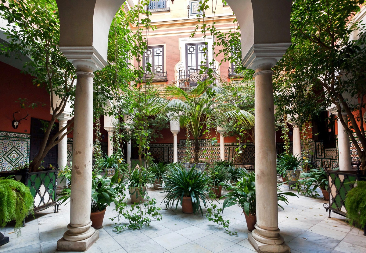 Papermoon Fototapete »Hof«