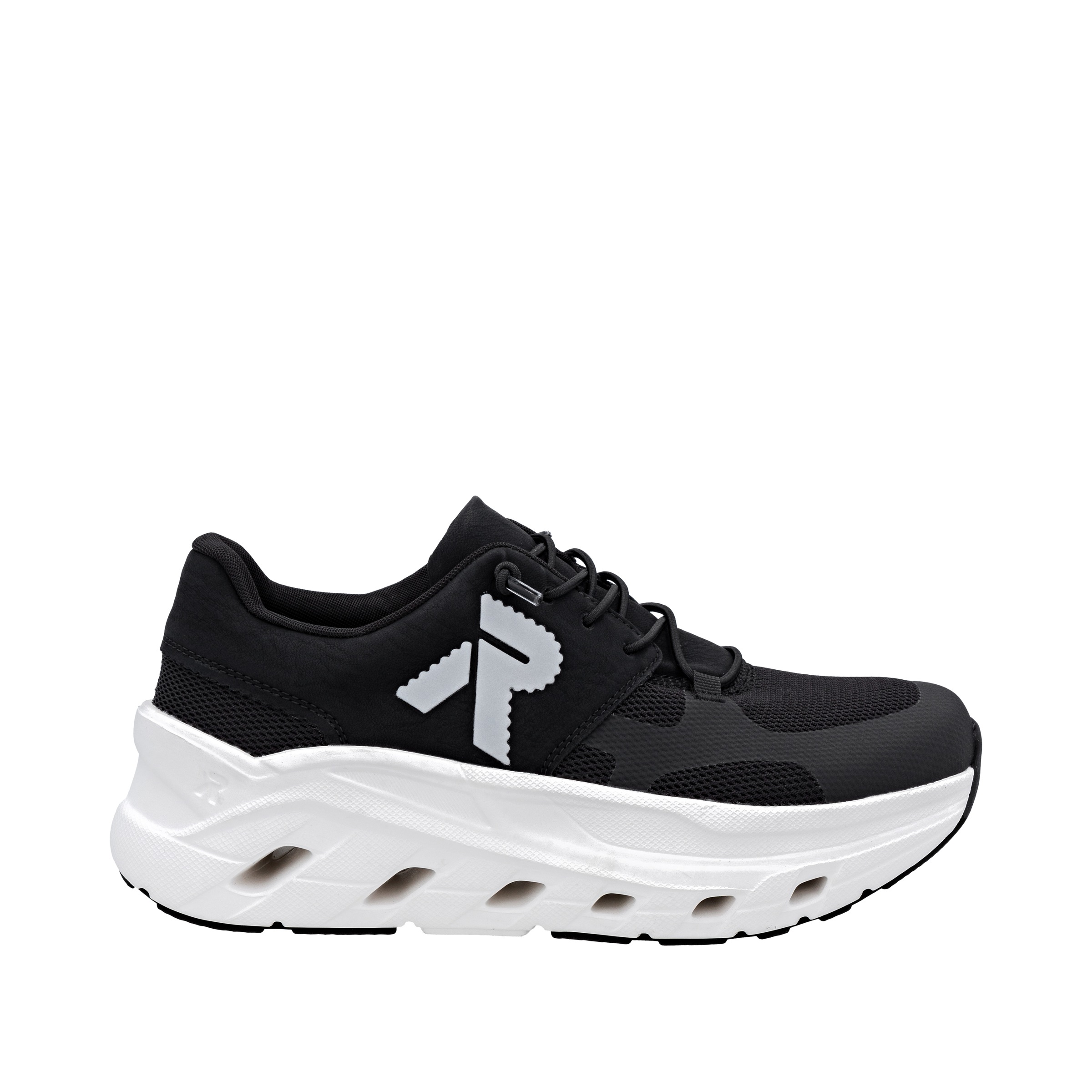 RIEKER Sport Plateausneaker, Slip-on Sneaker, Halbschuh, Freizeitsneaker mit MemoSoft-Innensohle