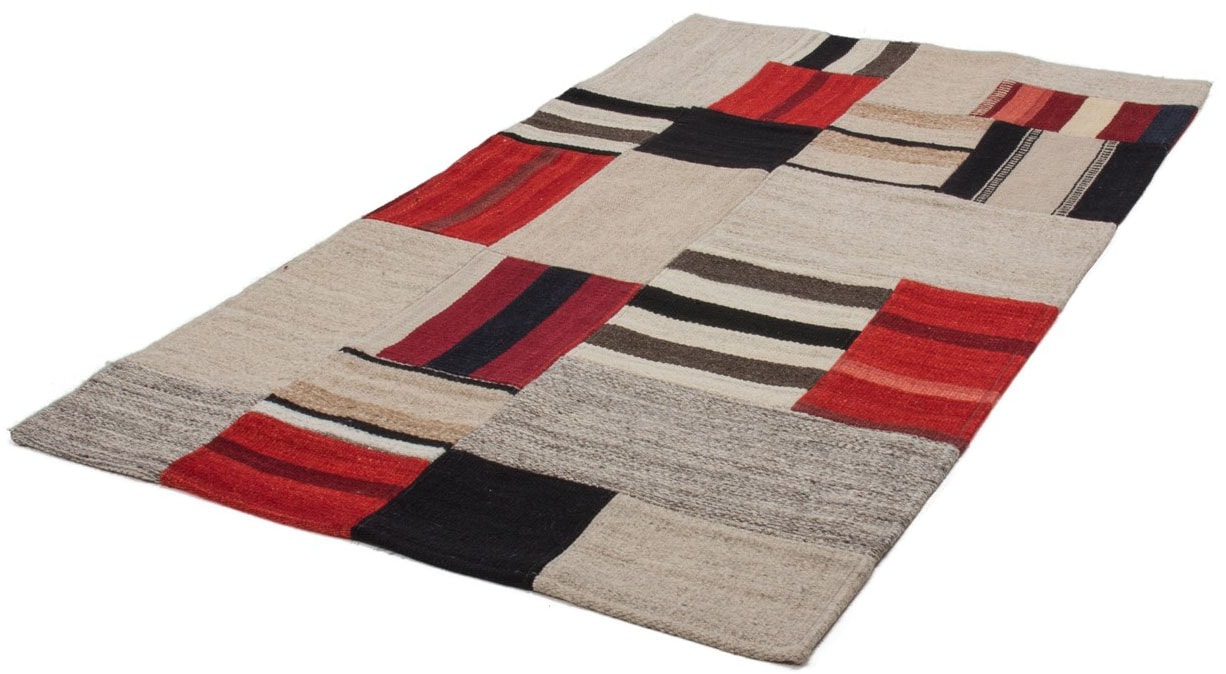 Kayoom Teppich »Radical 240«, rechteckig, 15 mm Höhe, Handgewebter Jacquard-Kilim, hochwertige Materialmischung