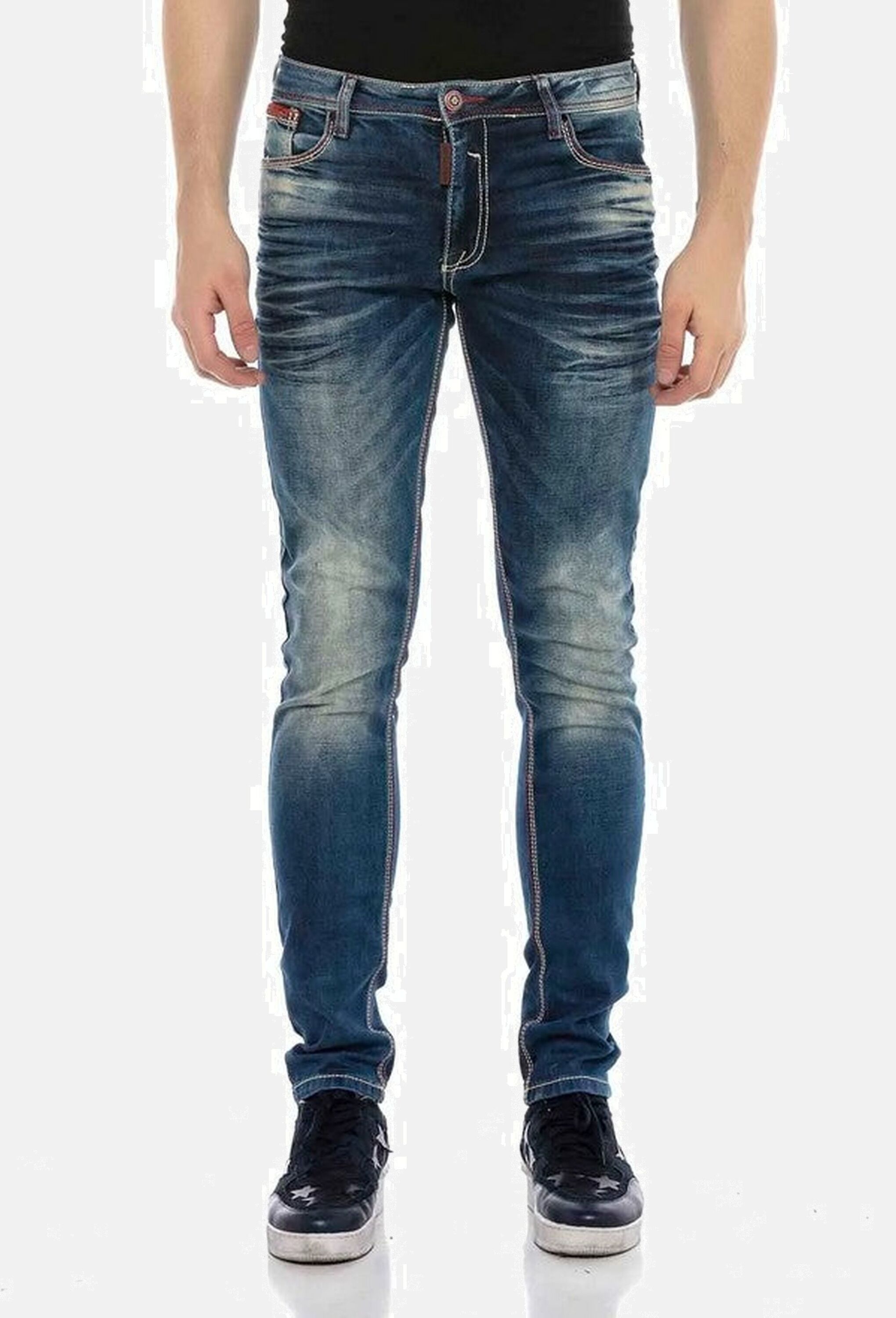 Cipo & Baxx Straight-Jeans "Cipo & Baxx Jeans" im Straight Fit-Schnitt, CD557