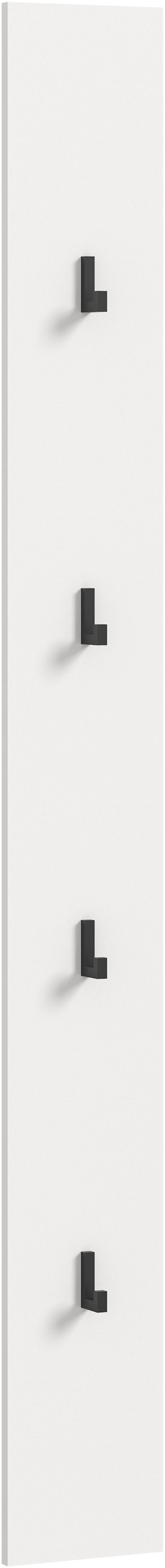 welltime Hakenleiste "VICENZA, TOPSELLER, Höhe 150cm, 4 schwarze Haken" Pan günstig online kaufen