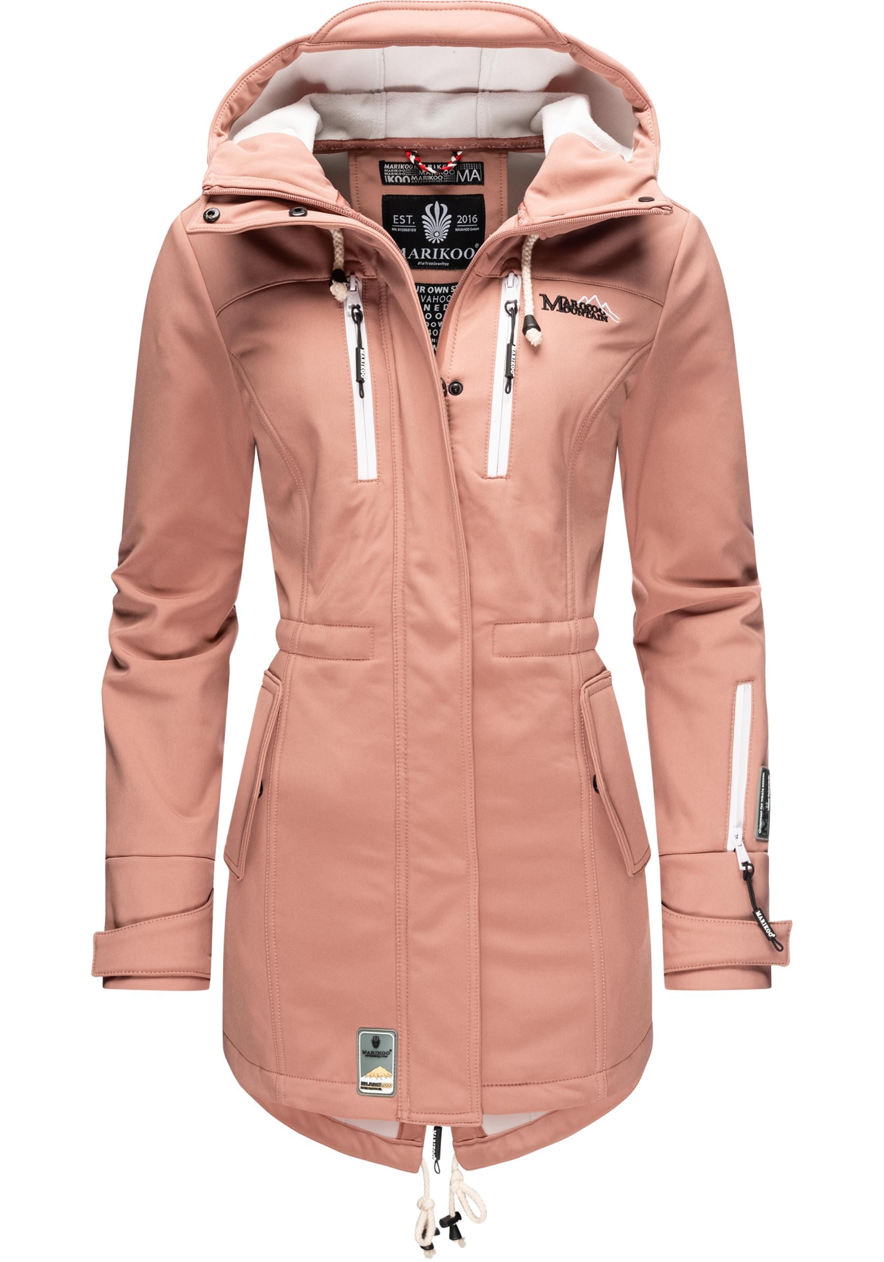 Marikoo Funktionsmantel "Zimtzicke" Softshell Parka mit Kapuze günstig online kaufen