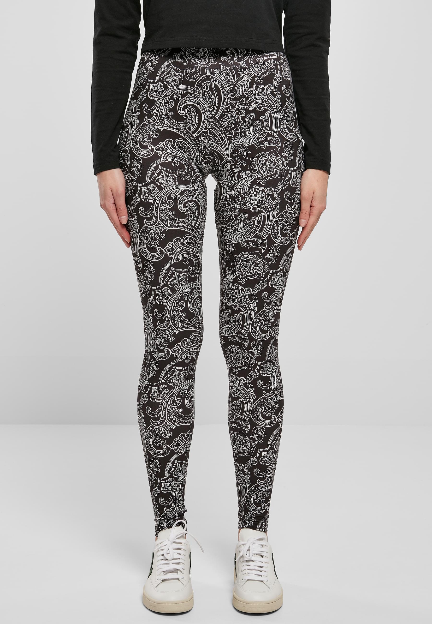 URBAN CLASSICS Leggings »Urban Classics Damen Ladies Soft AOP Leggings«, (1 tlg.)