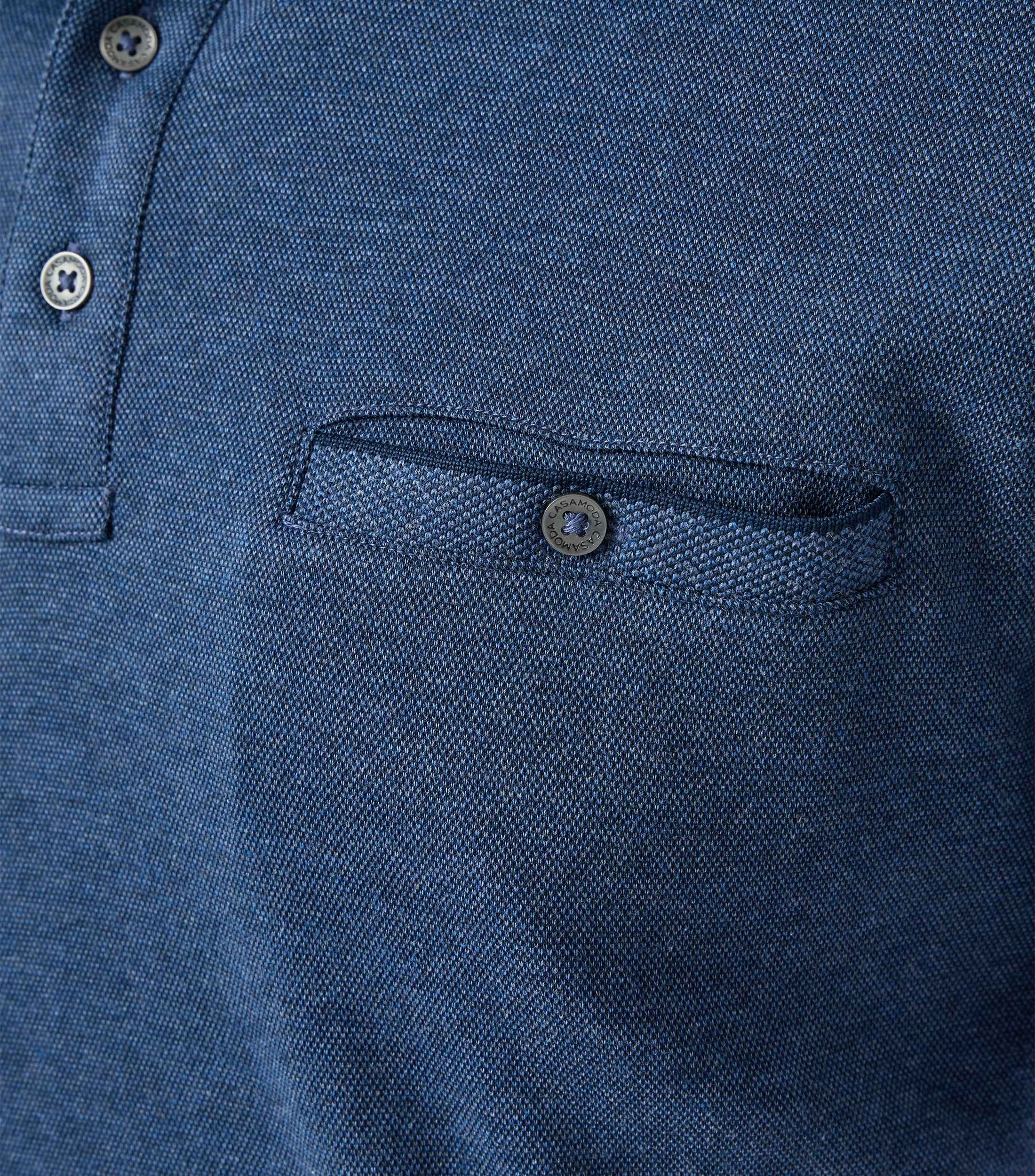 CASAMODA Langarm-Poloshirt »CASAMODA Polo-Shirt Langarm uni«