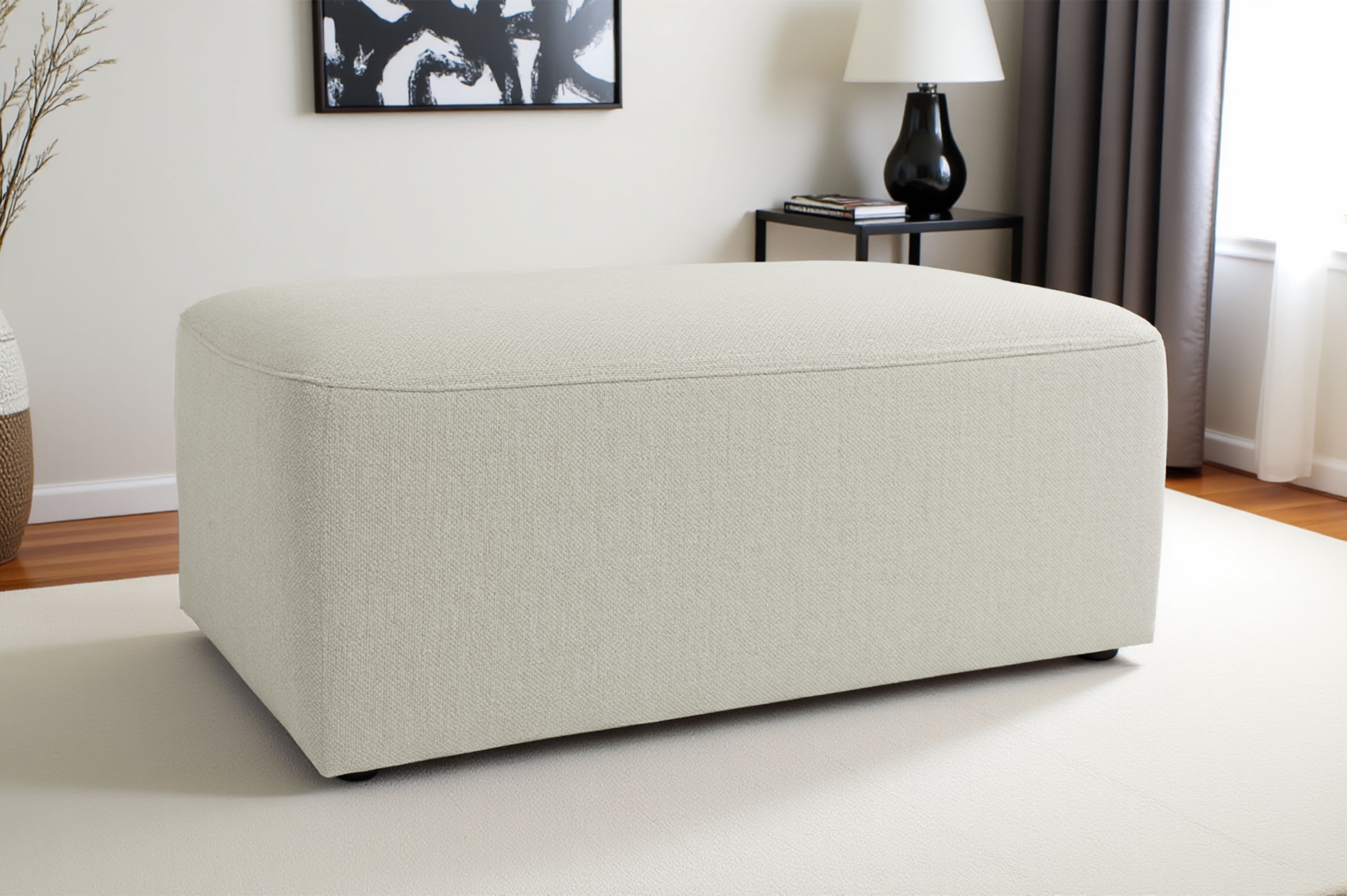 INOSIGN Polsterhocker »Koa, Hocker, passend zur Modulserie KOA«, in Webstoff