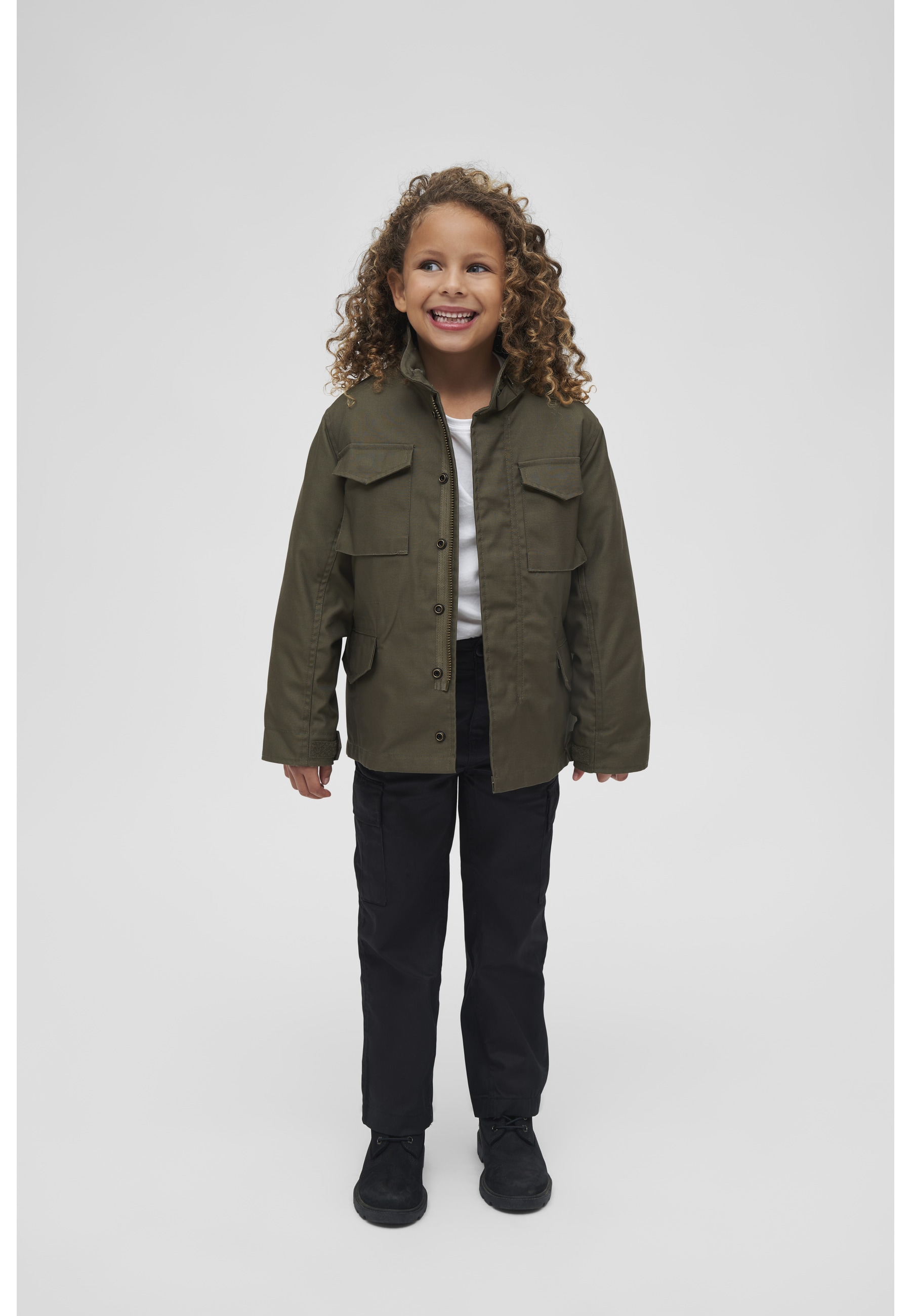 Brandit Parka »Brandit Herren Kids M65 Standard Jacket« 1 Stk. tlg. ohne Kapuze