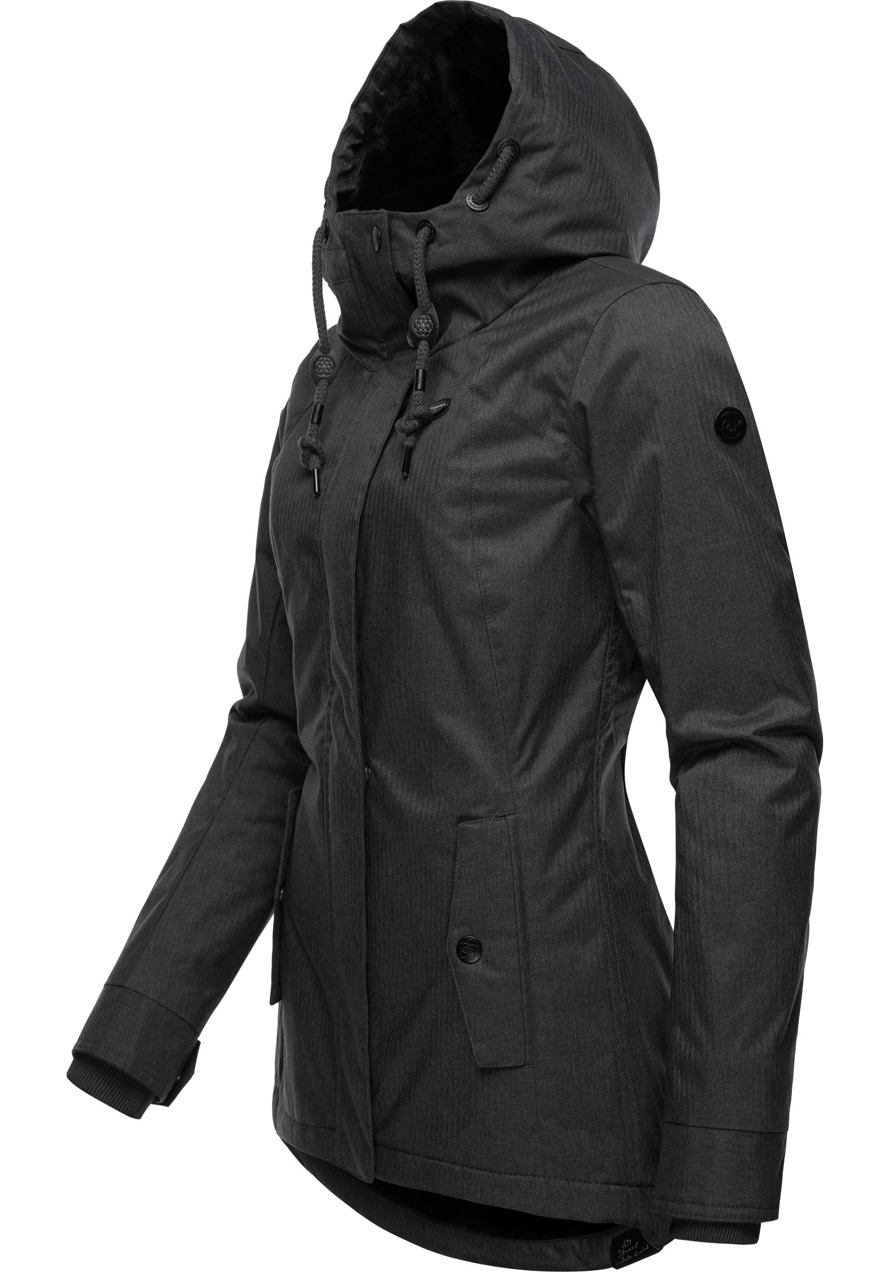 Ragwear Winterjacke "Monade", mit Kapuze, Damen Winterparka mit Kapuze und günstig online kaufen