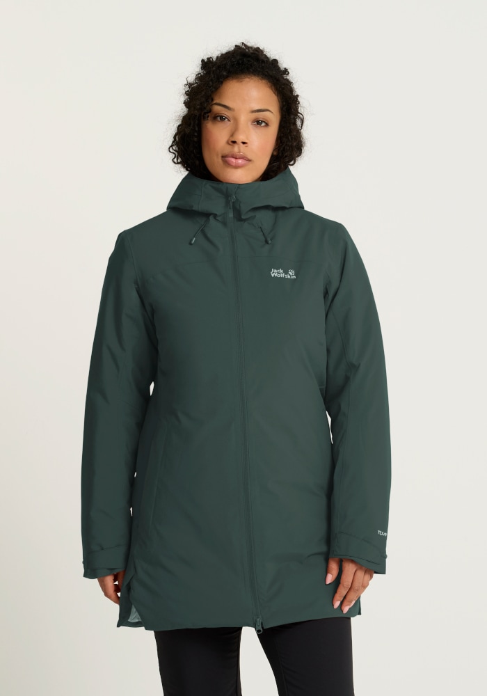 Jack Wolfskin Wintermantel "HEIDELSTEIN 2 INS JKT W" mit langärmeliger Form, aus Polyester