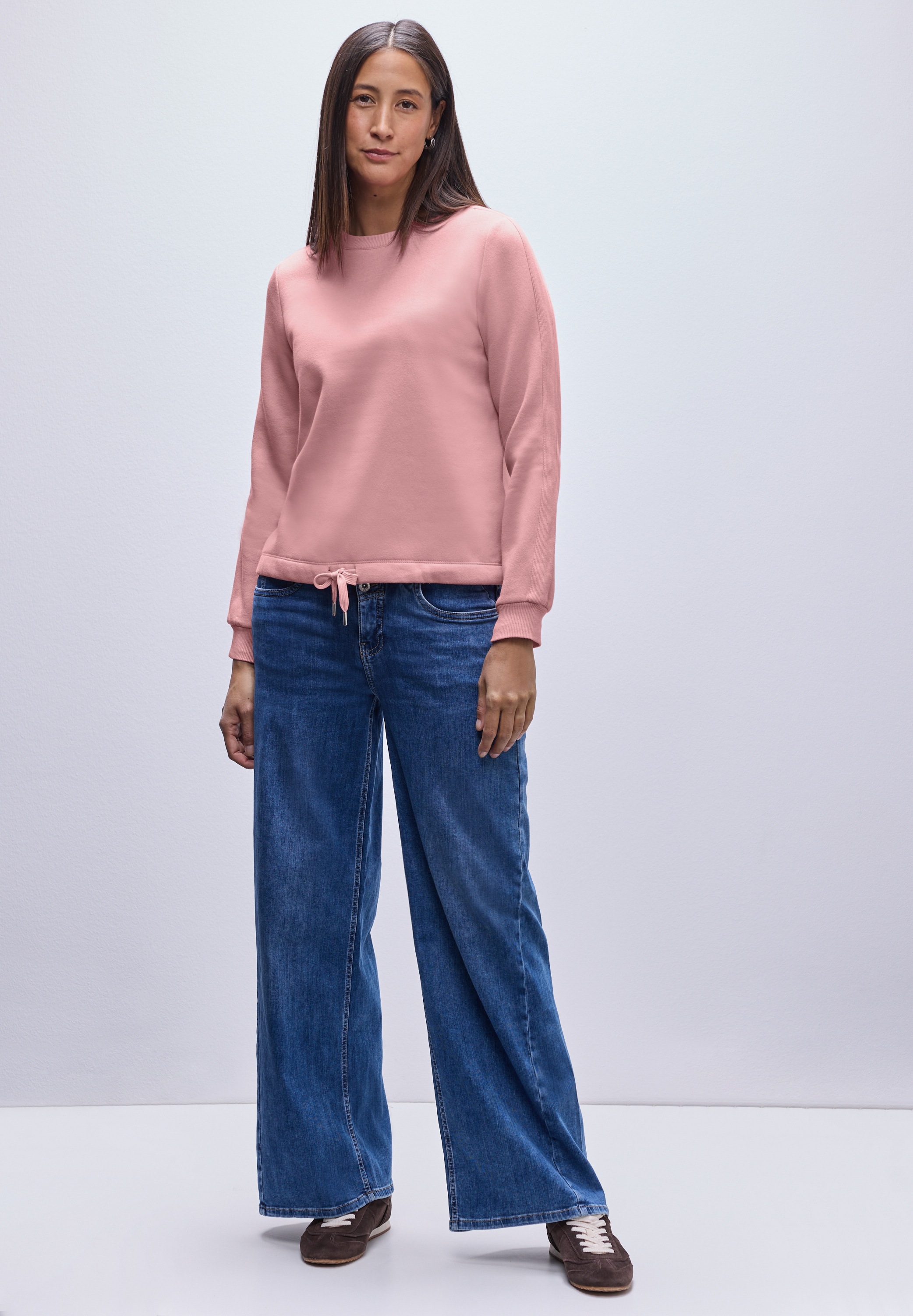 Thumbnail - STREET ONE Sweatshirt, mit Tunnelzug am Saum