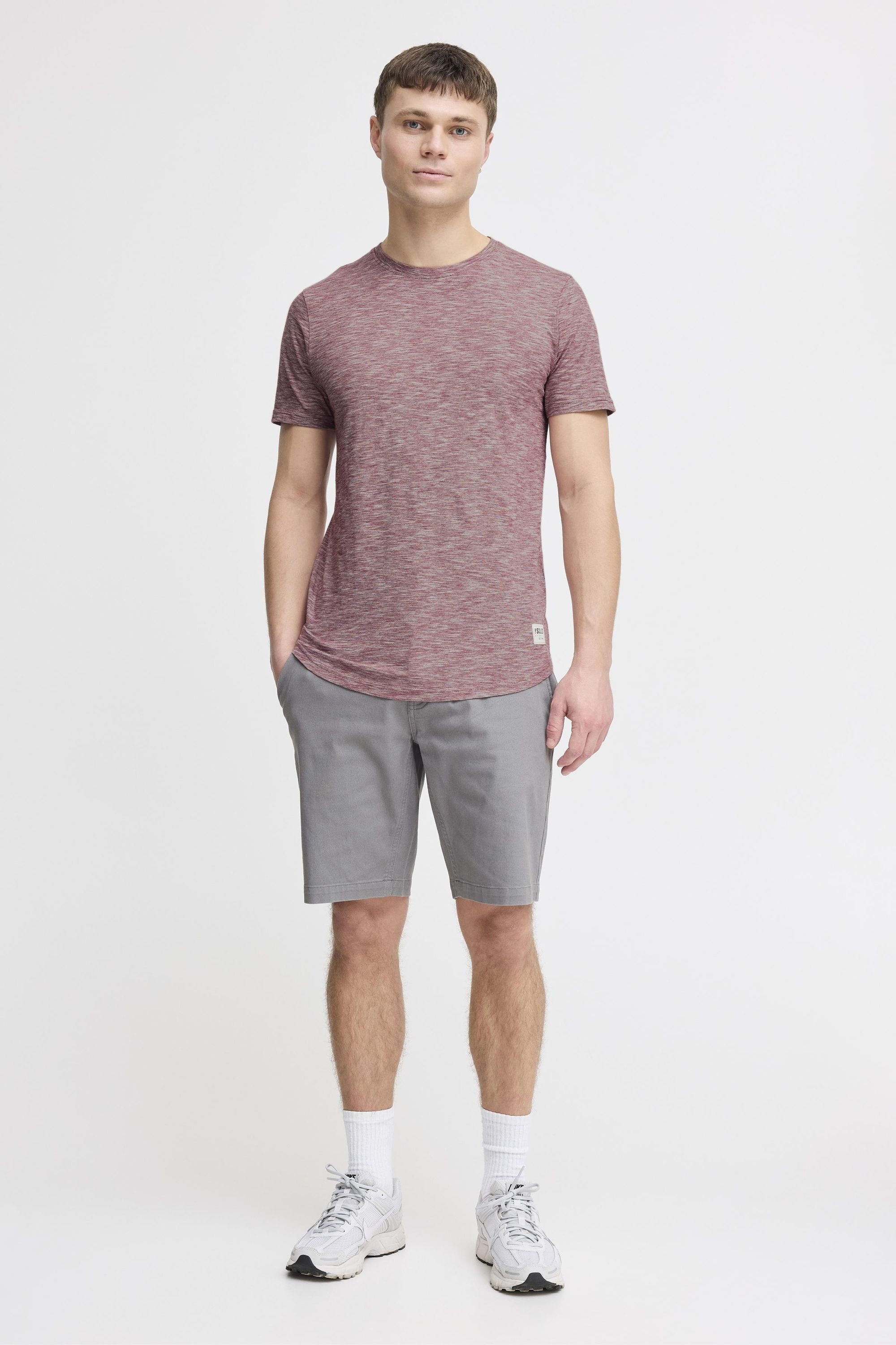 Solid Rundhalsshirt "Rundhalsshirt SDFigos" günstig online kaufen