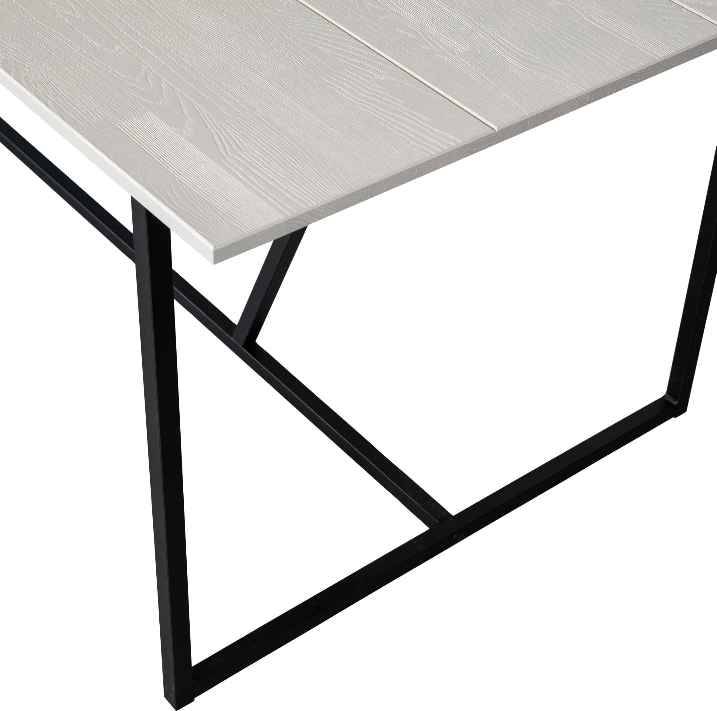 WOOOD Esstisch »Silas«, rechteckige Form, Holz teilmassiv, H 75 cm x B 220 cm