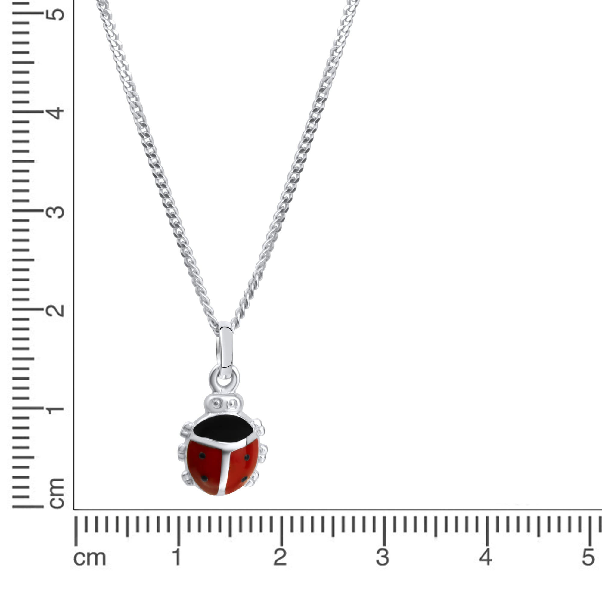 Zeeme Kette mit Anhänger »925 Silber Marienkäfer 36/38cm«