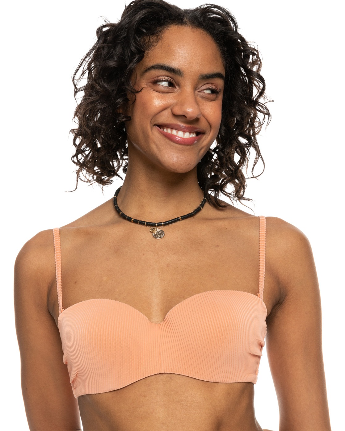 Roxy Bandeau-Bikini-Top "Roxy Love The Beach Vibe" günstig online kaufen