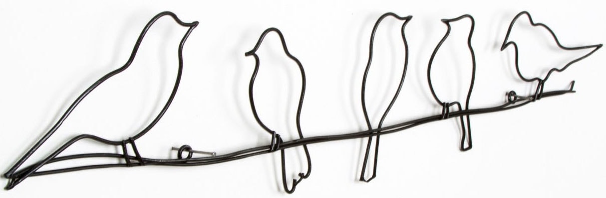 Art for the home Metallbild "Metal Art - Vogel" Art  Vögel 1 Stk. tlg. Meta günstig online kaufen