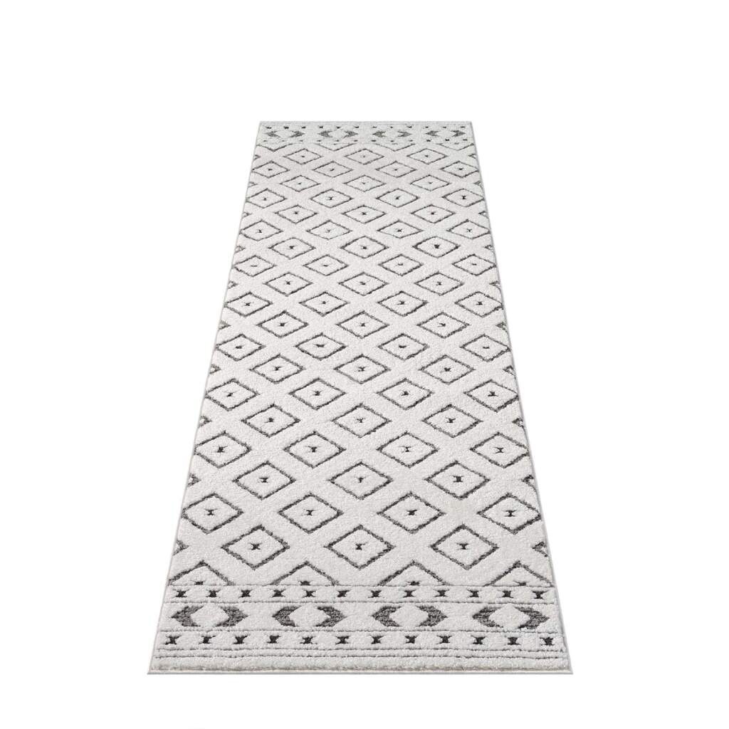 Carpet City Teppich »LOUNGE 9999«, rechteckig, 15 mm Höhe, Kurzflor-Teppich Modern, Hoch-Tief-Struktur, Wohnzimmer, Schlafzimmer