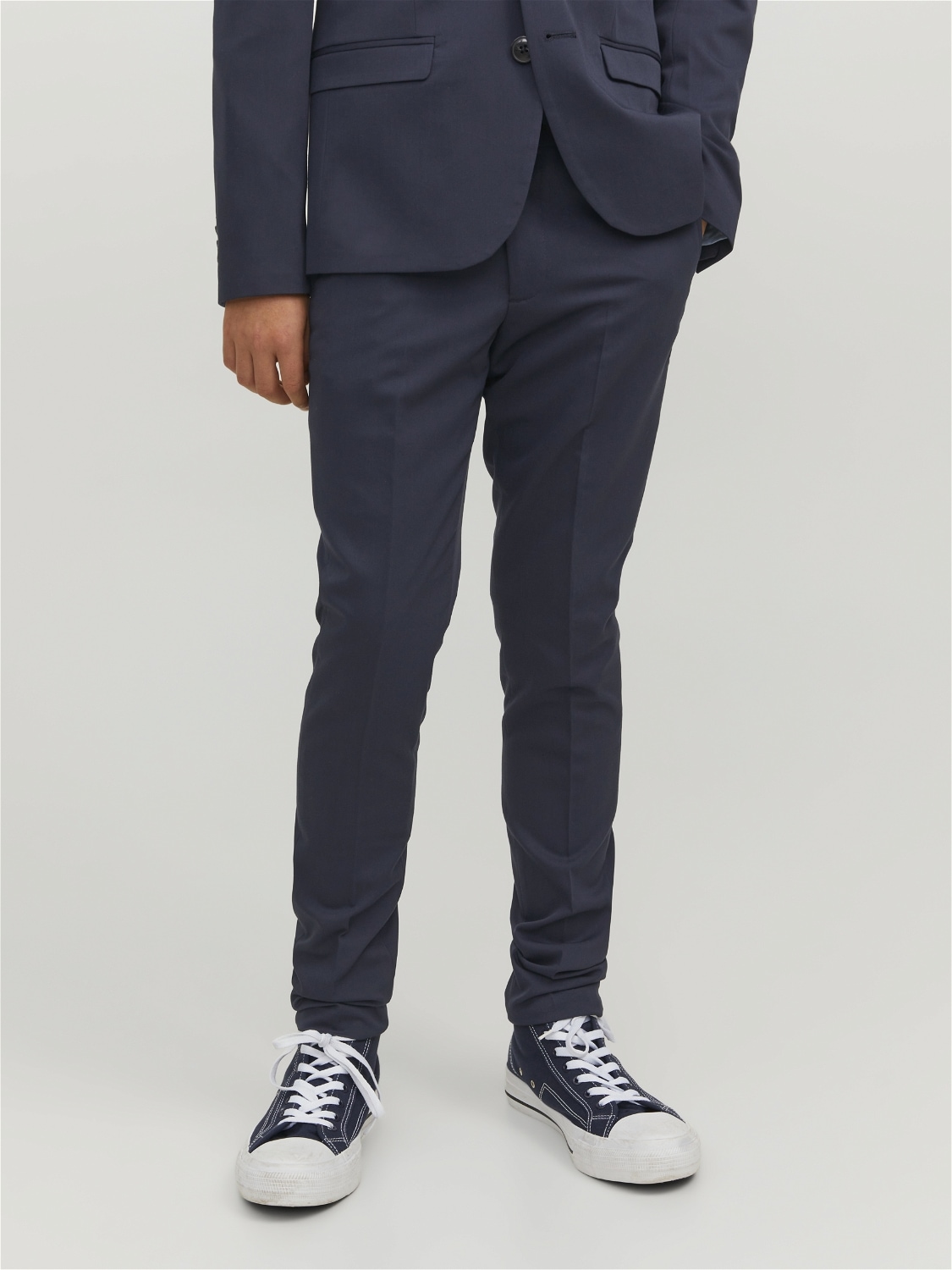 Jack & Jones Junior "JPRSOLAR elastisch, pflegeleicht, komfortabel" unifarben, modisch, slim fit, Web