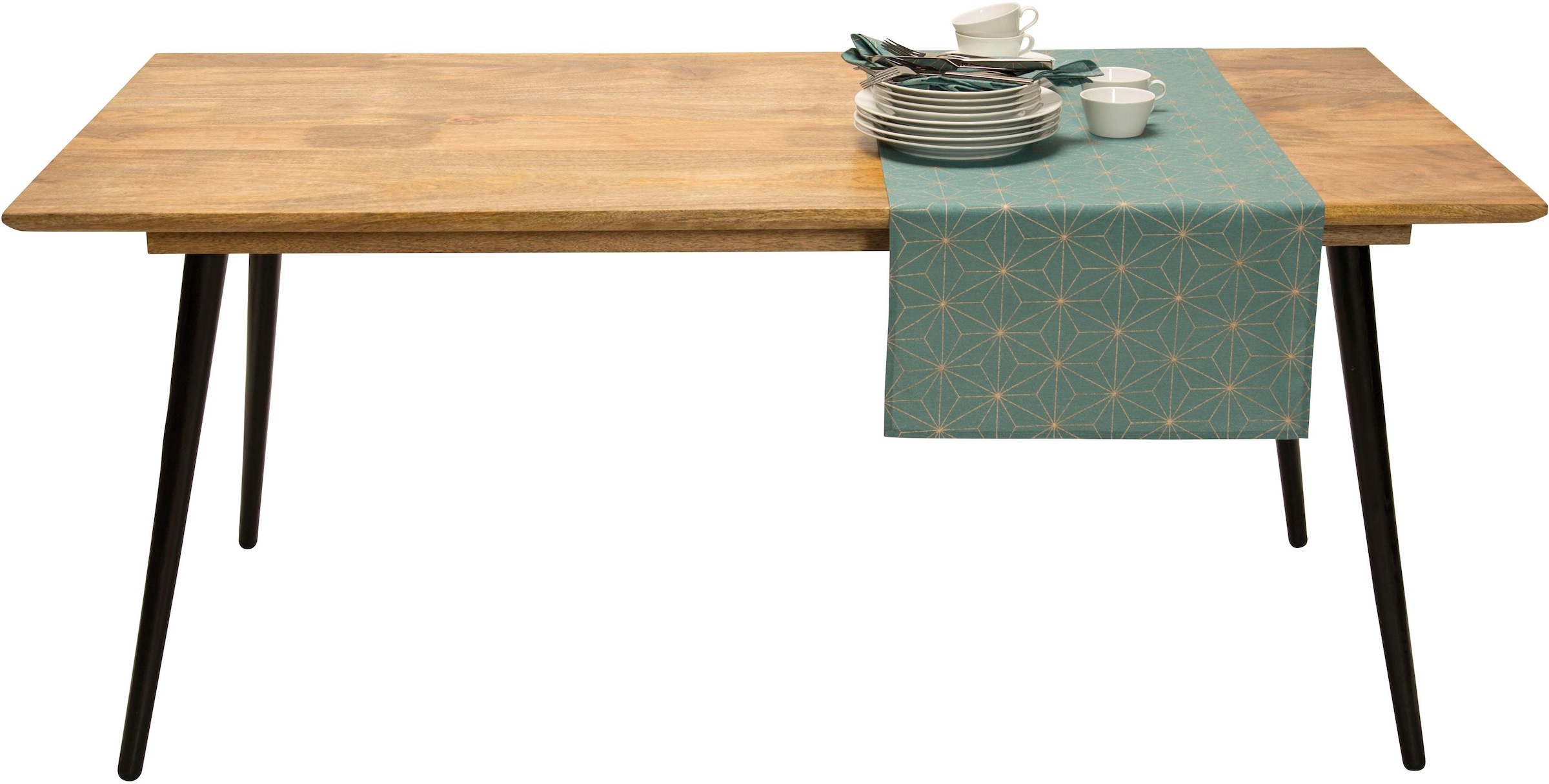 TOM TAILOR HOME Esstisch »T-SOHO TABLE LARGE«, aus Mangoholz, Breite 180 cm