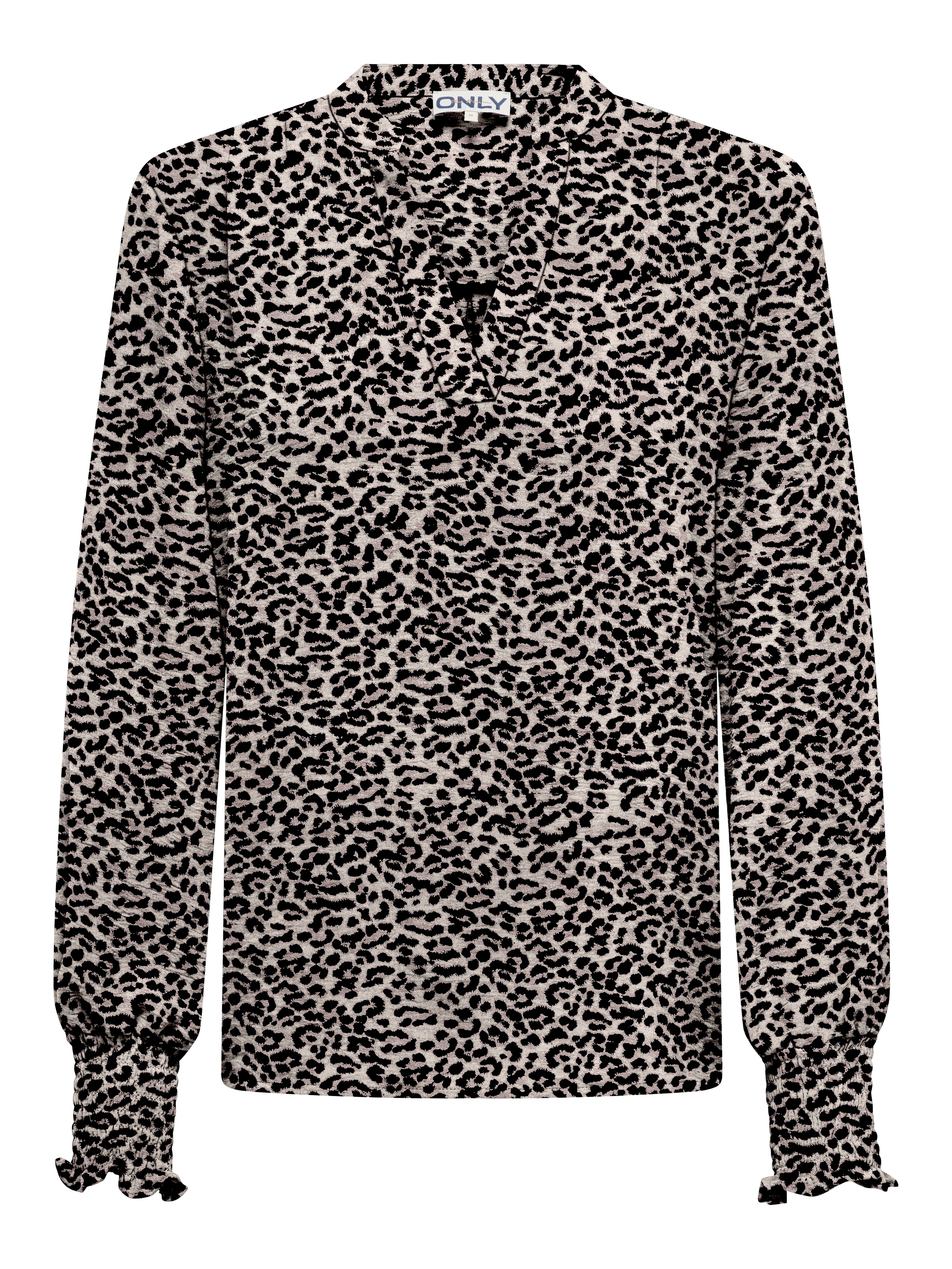 ONLY Blusenshirt "ONLMETTE V-NECK LS SMOCK TOP NOOS WVN" Kunstfaser, regula günstig online kaufen