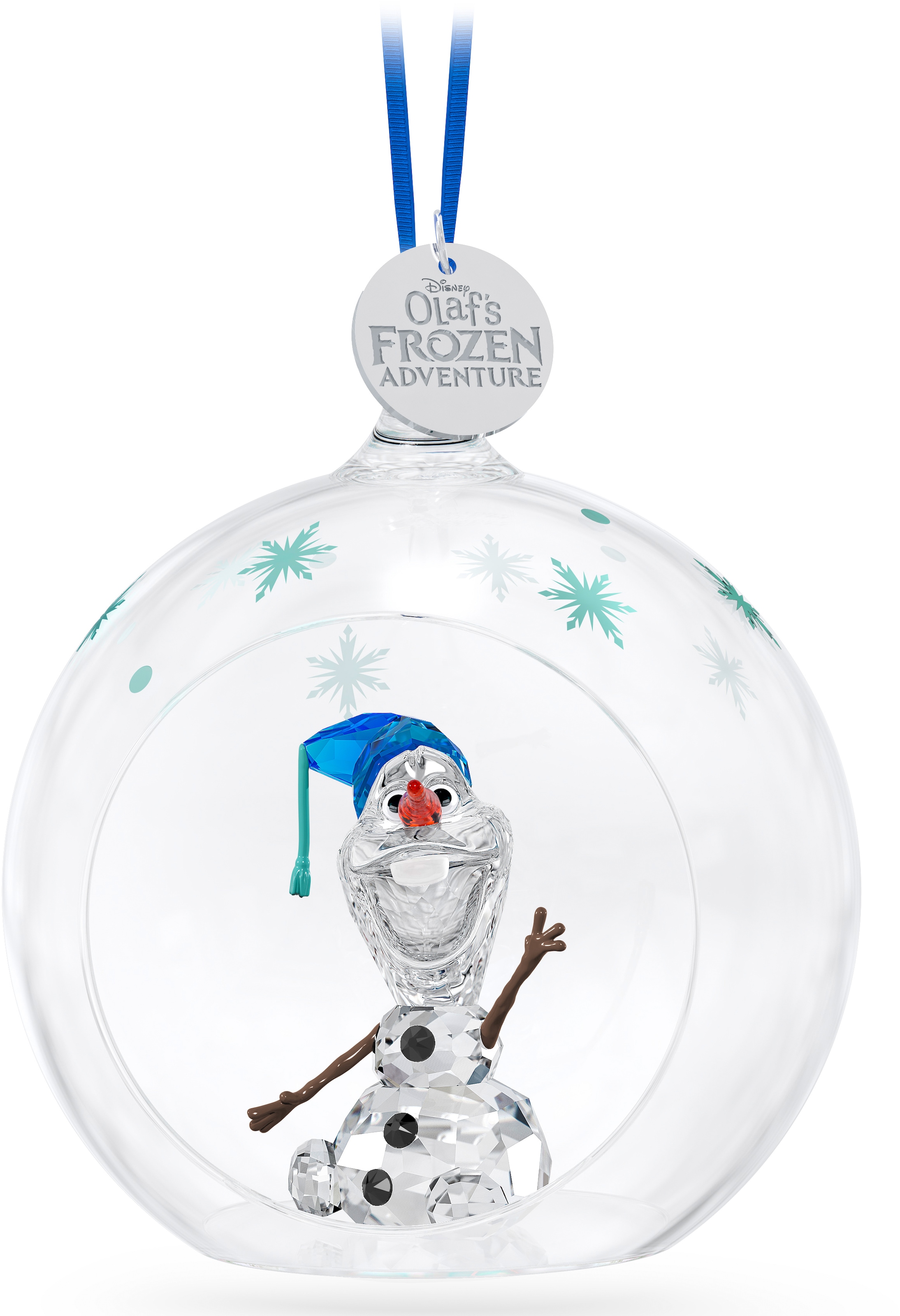 Dekokugel »Disney Eiskönigin Frozen Olaf Weihnachtskugel, 5625132«, Swarovski® Kristall