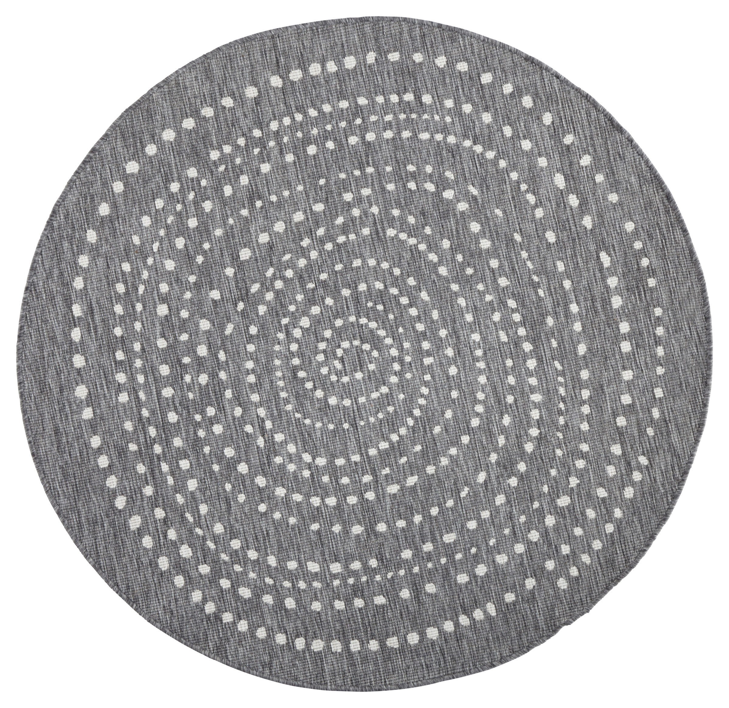 NORTHRUGS Teppich »Bali Wendeteppich«, rund, 5 mm Höhe, In-& Outdoor, Wetterfest, Balkon, Garten, Wohnzimmer, Wasserfest