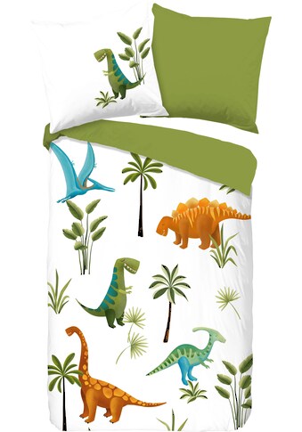 good morning Kinderbettwäsche »Jurassic park«, (2 tlg.), mit Dinosauriern kaufen