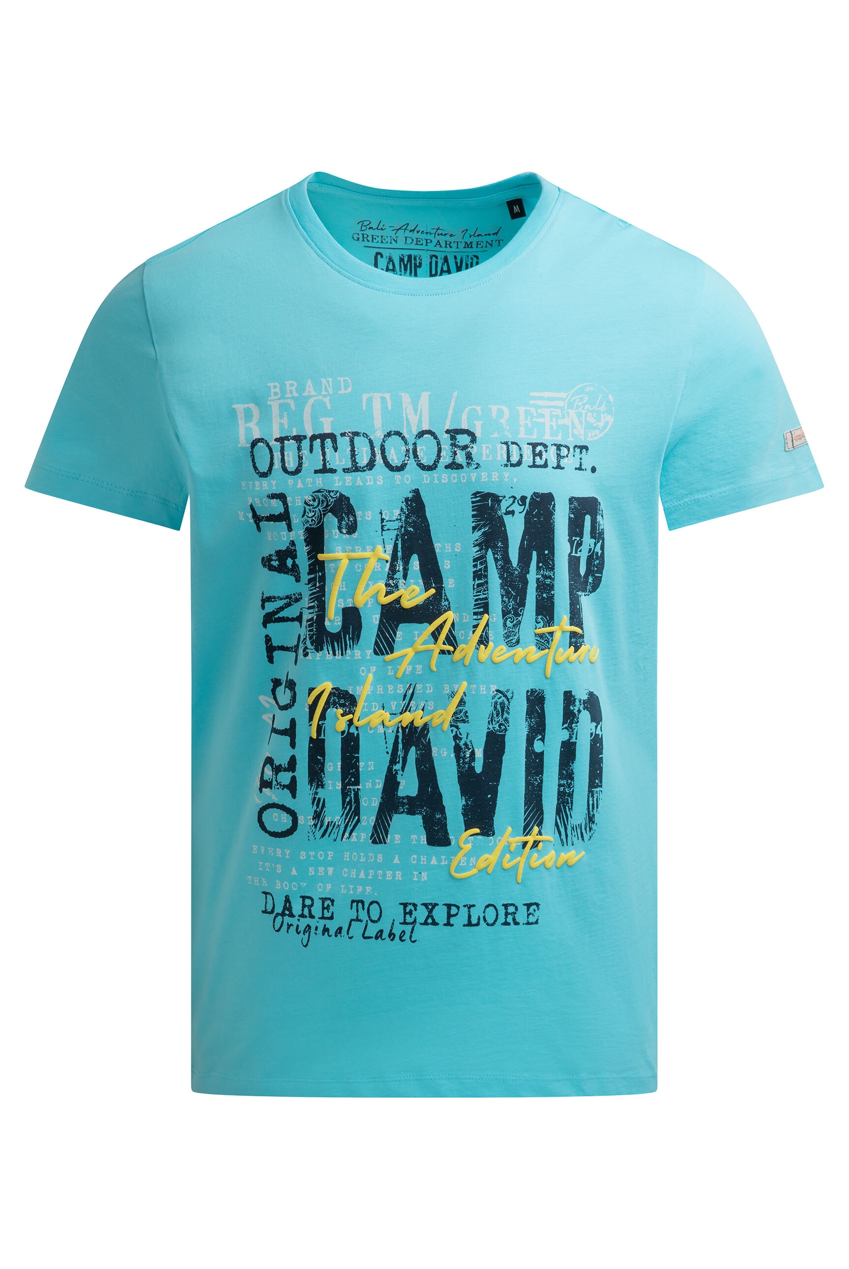 CAMP DAVID Rundhalsshirt mit Necktape