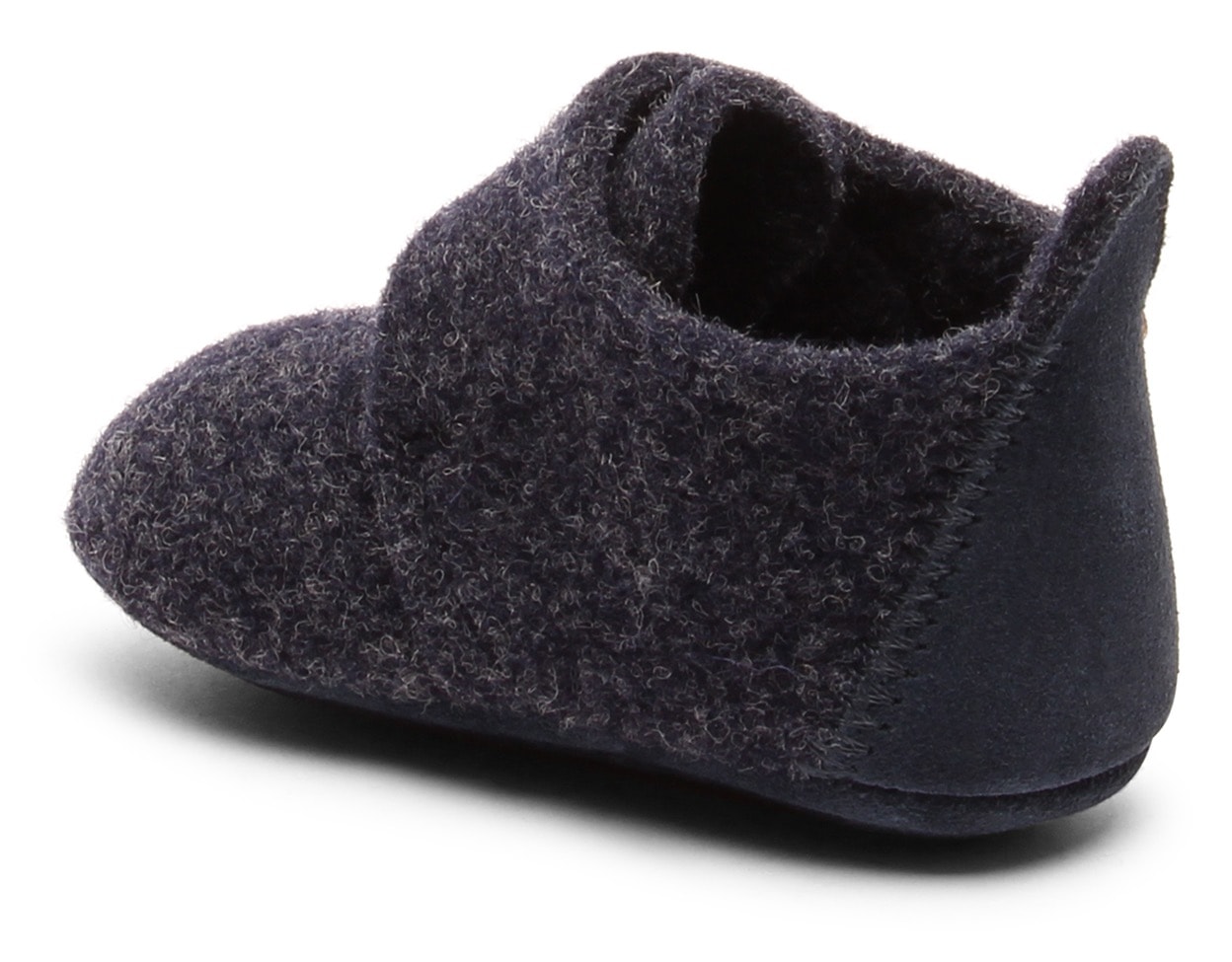 Bisgaard Hausschuh »Bisgaard Baby Wool«, Wagenschuh, Babyschuh, Schlupfschuh mit Klettverschluss