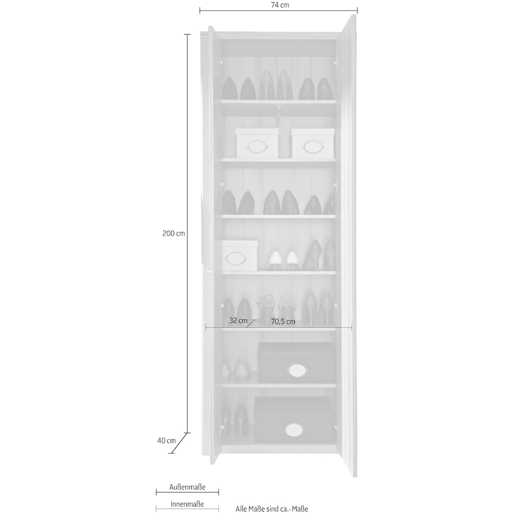 Innostyle Garderobenschrank »Nature Plus«