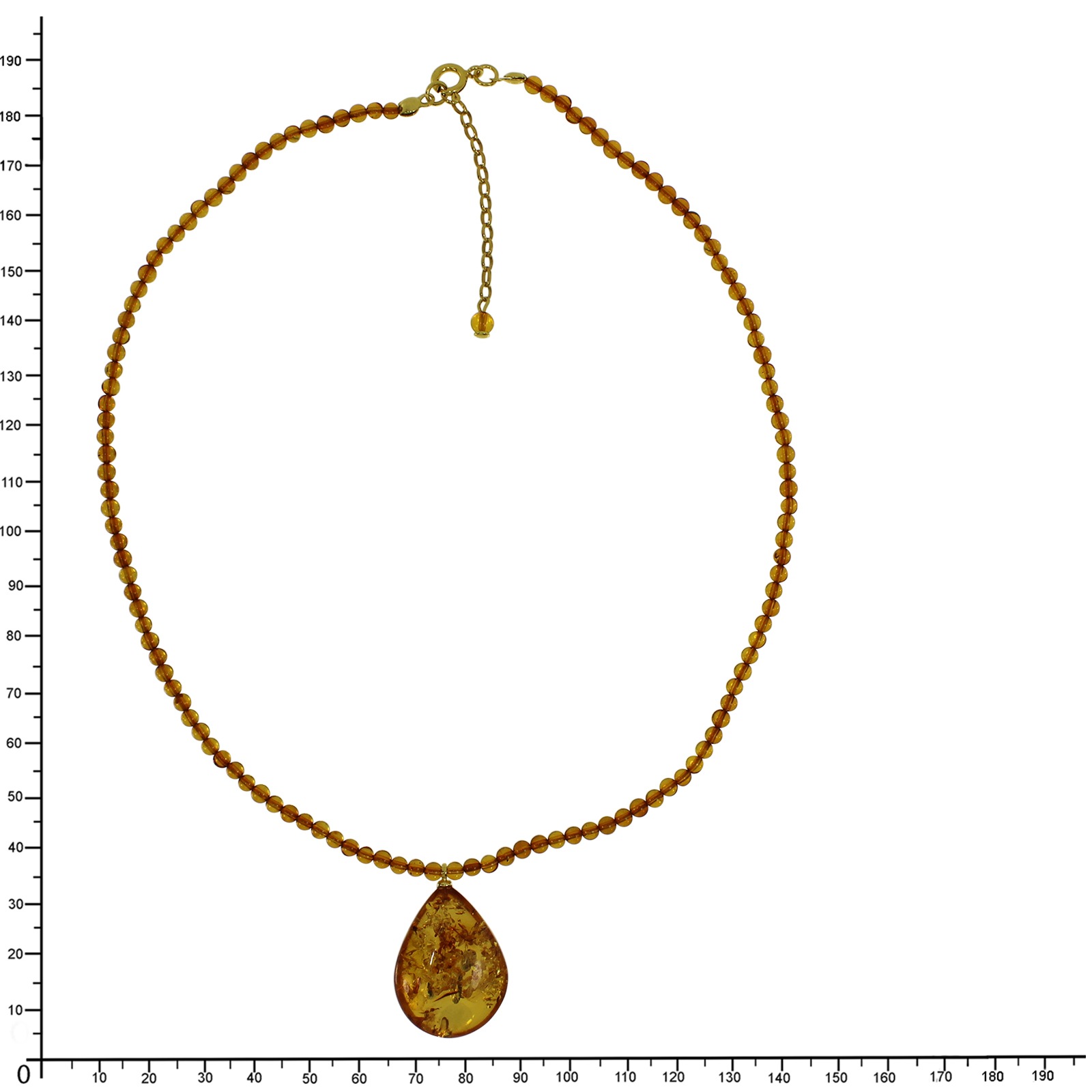 OSTSEE-SCHMUCK Kette ohne Anhänger »- Gloria - Bernstein -,«