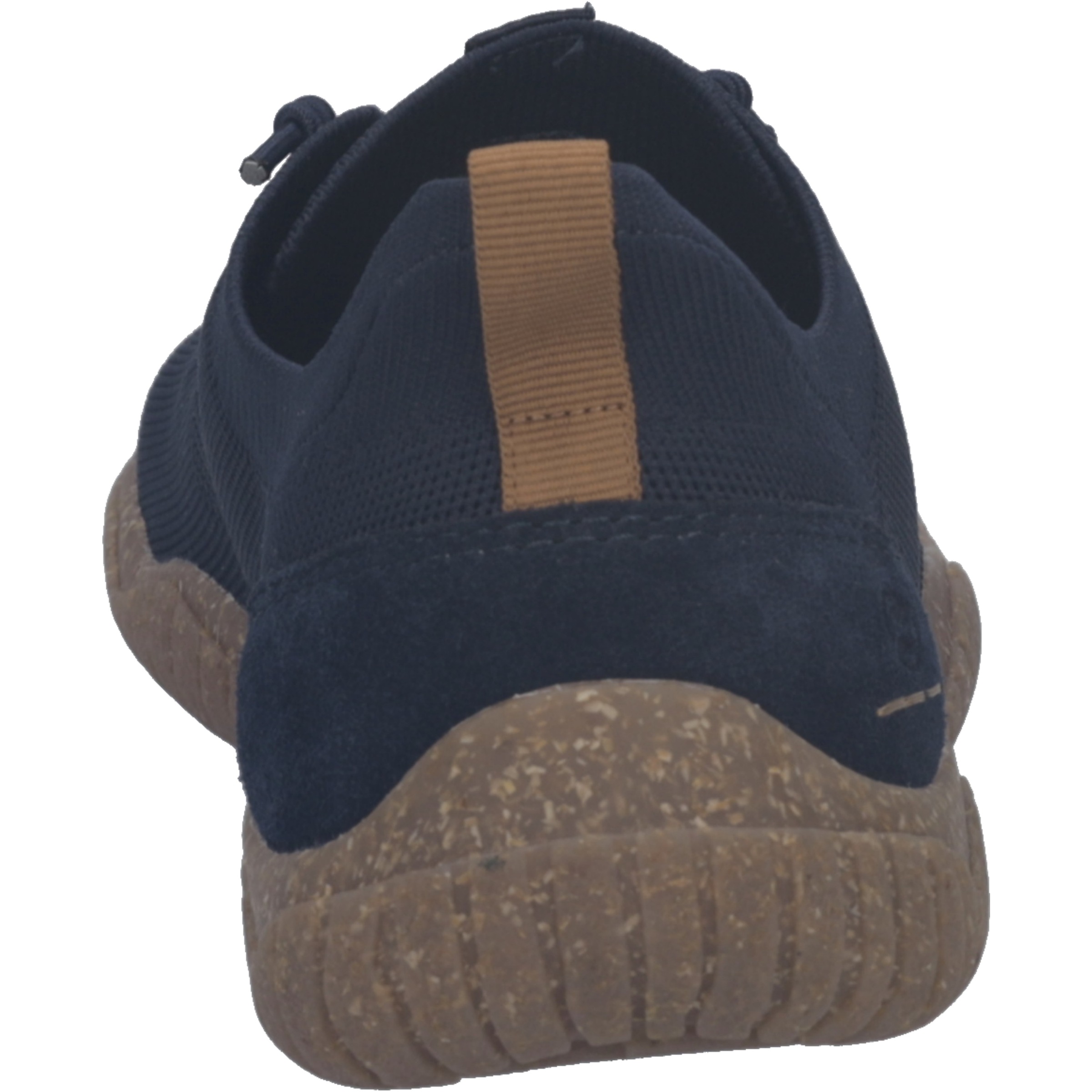 Slip-On Sneaker JOSEF SEIBEL "Wallace 05", Herren, Gr. 41, nachtblau, Textil, Veloursleder, Schuhe, Slipper, Komfortschuh mit elastischen Schnürsenkeln, G-Weite 3