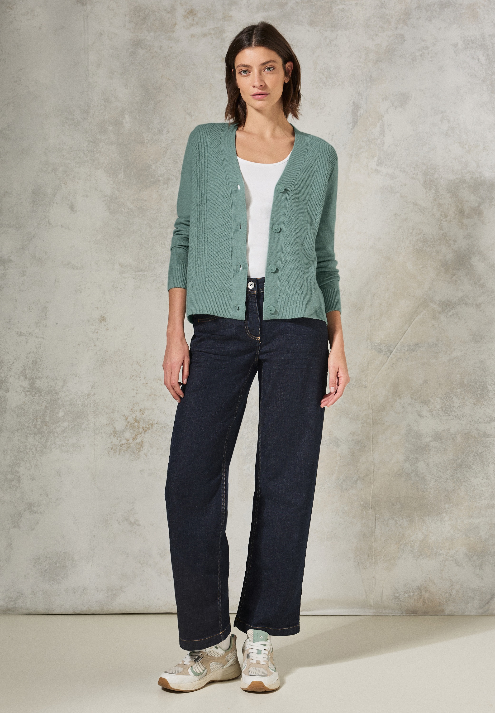 Thumbnail - Cecil Cardigan mit V-Ausschnitt