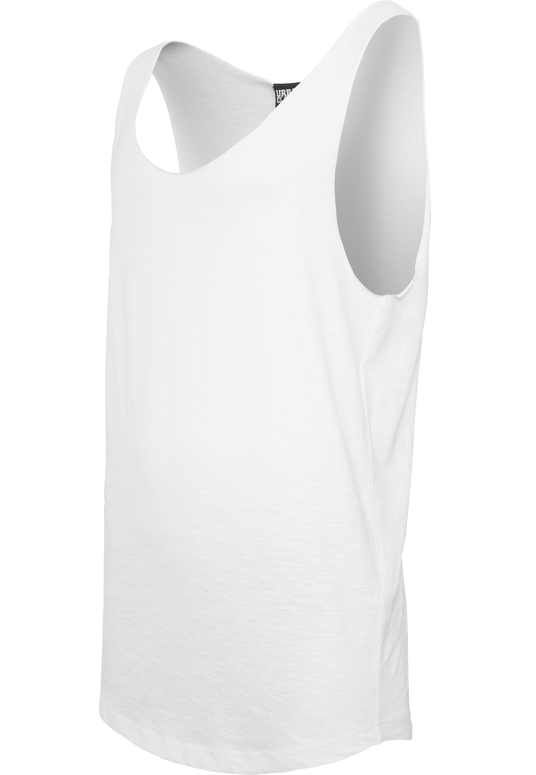 URBAN CLASSICS Tanktop »Urban Classics Herren Long Shaped Open Edge Loose Tank« 1