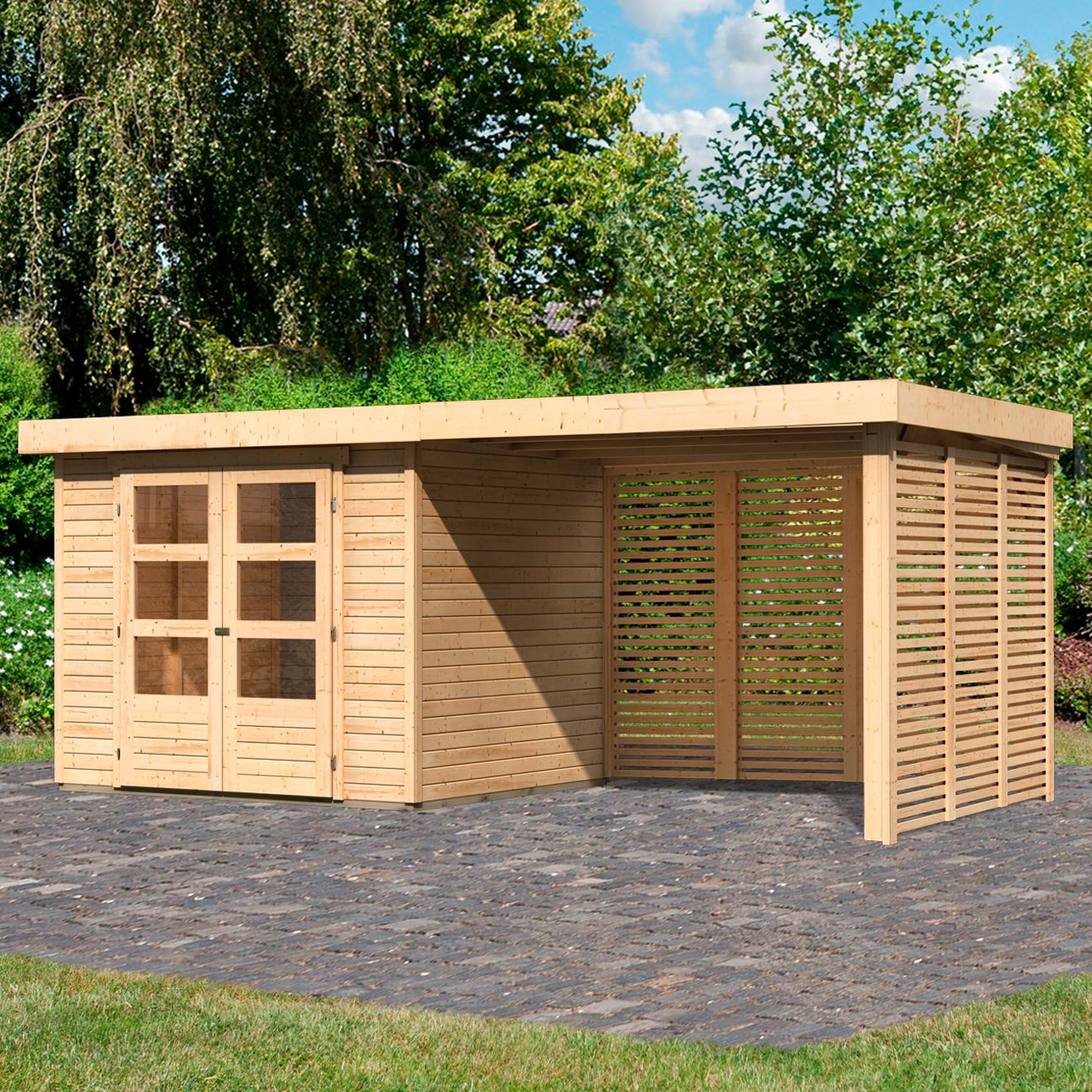Karibu Gartenhaus "Arnis 3" günstig online kaufen