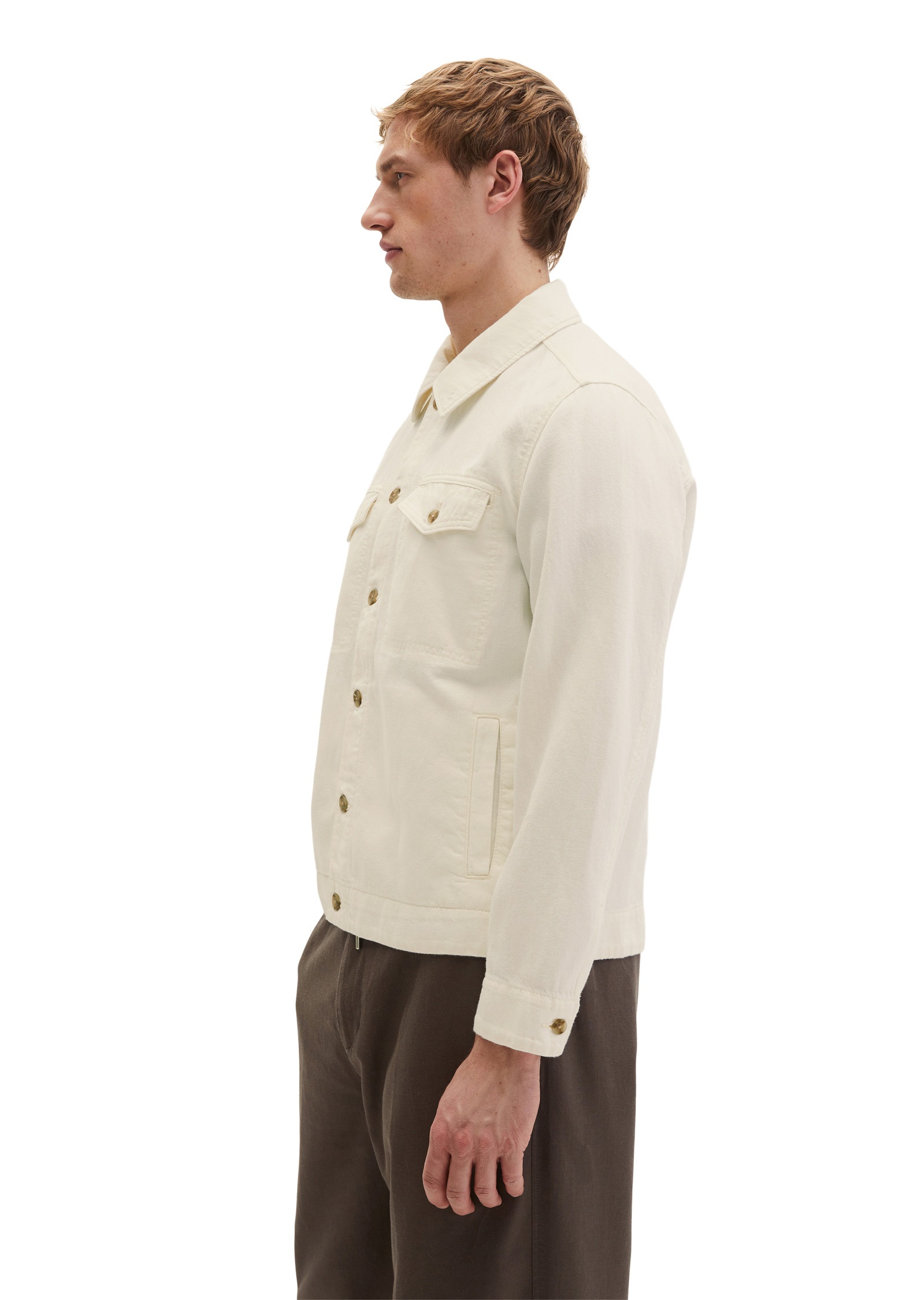 Marc O'Polo Jeansjacke »aus Bio-Baumwolle und Leinen«