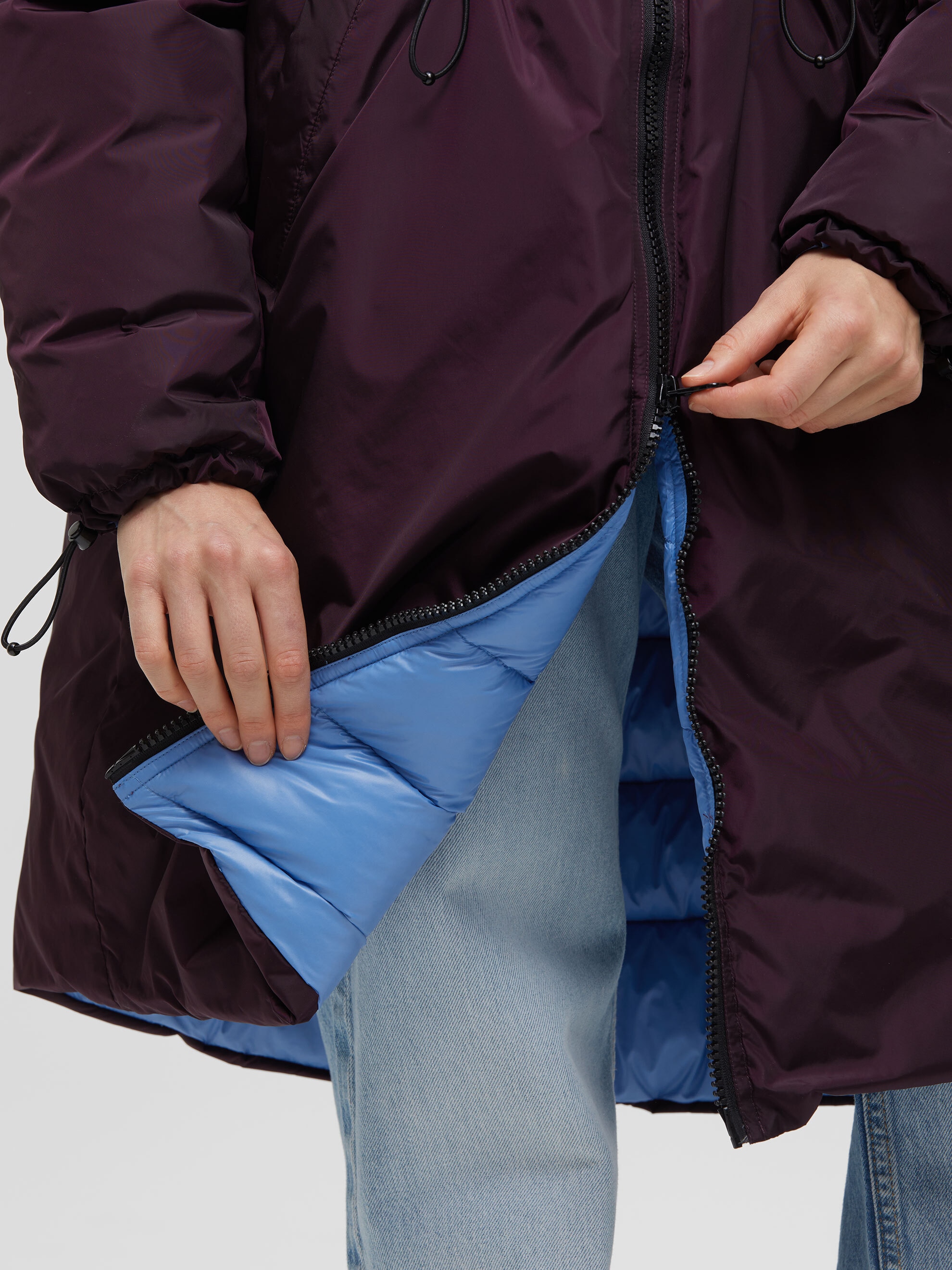 SENSES.THE LABEL Parka mit Kapuze mit Wendefunktion