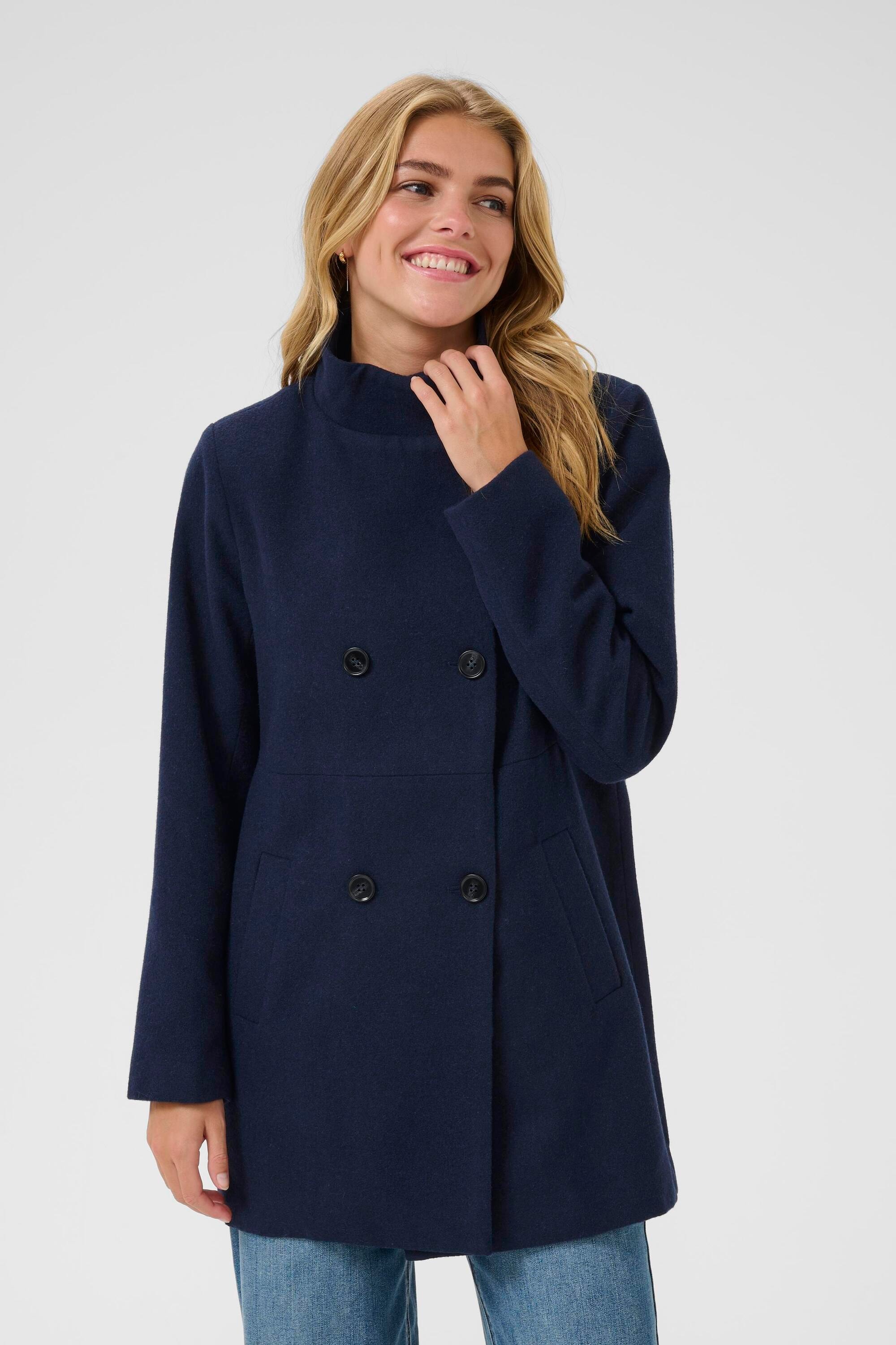 KAFFE Wintermantel »Damen Jacke KAfanny«